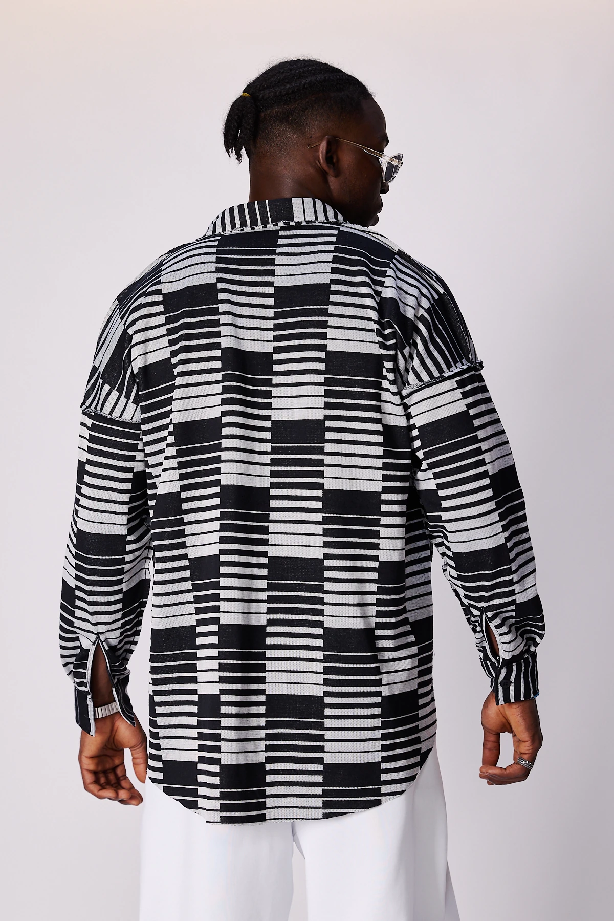 Erkek Big Ekose Oversize Gömlek