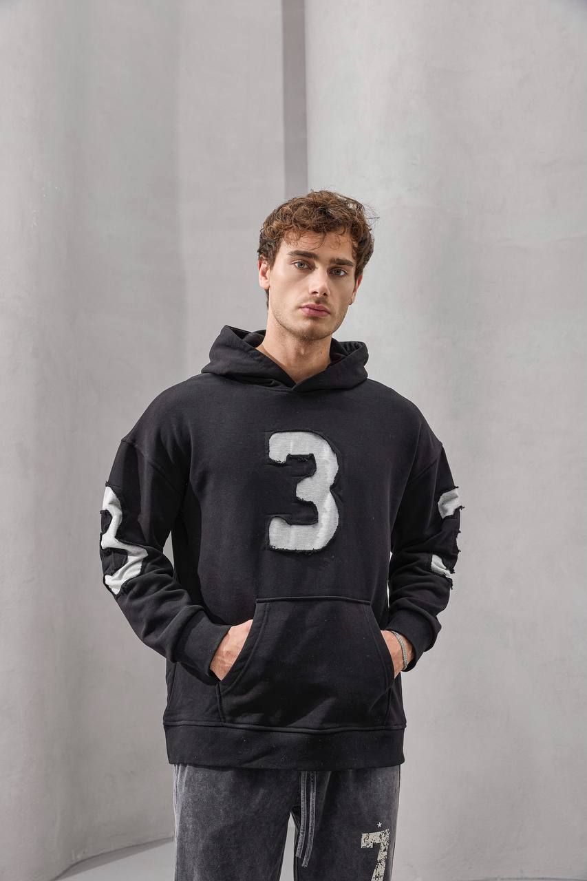 Erkek 2M Three Nakışlı SweatShırt