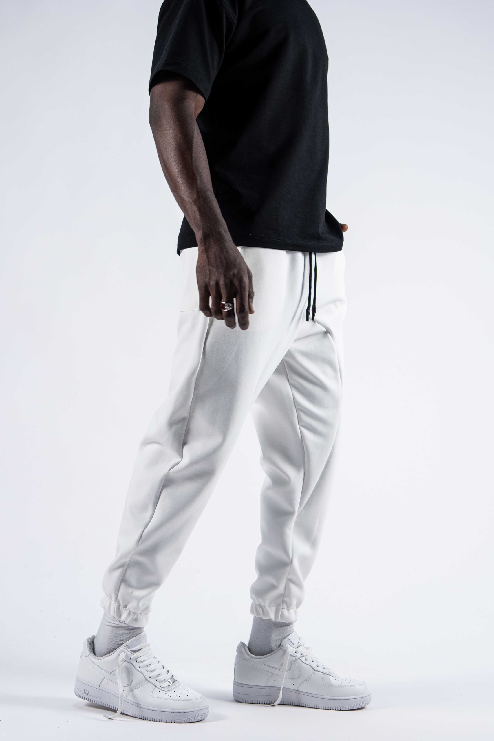 Erkek White Half Salwar Pantolon