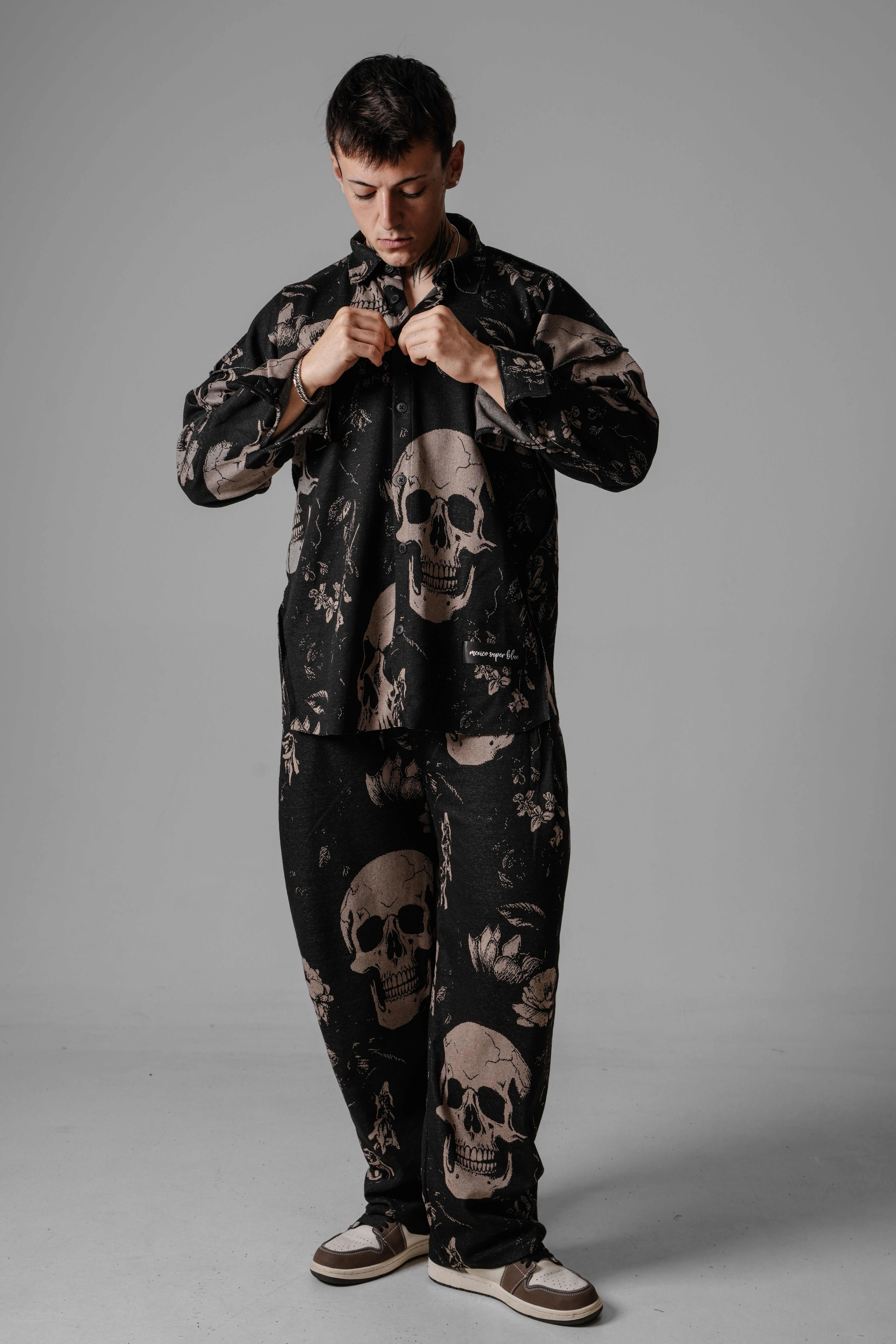 Erkek Kahvrengi Kuru Kafa Takım