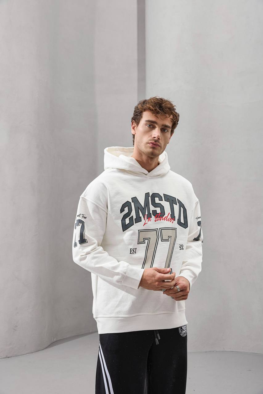 Erkek 2M 77 Baskılı SweatShırt