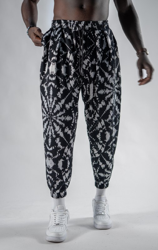 Erkek  Whıte Compass Jogger Şalvar Pantolon