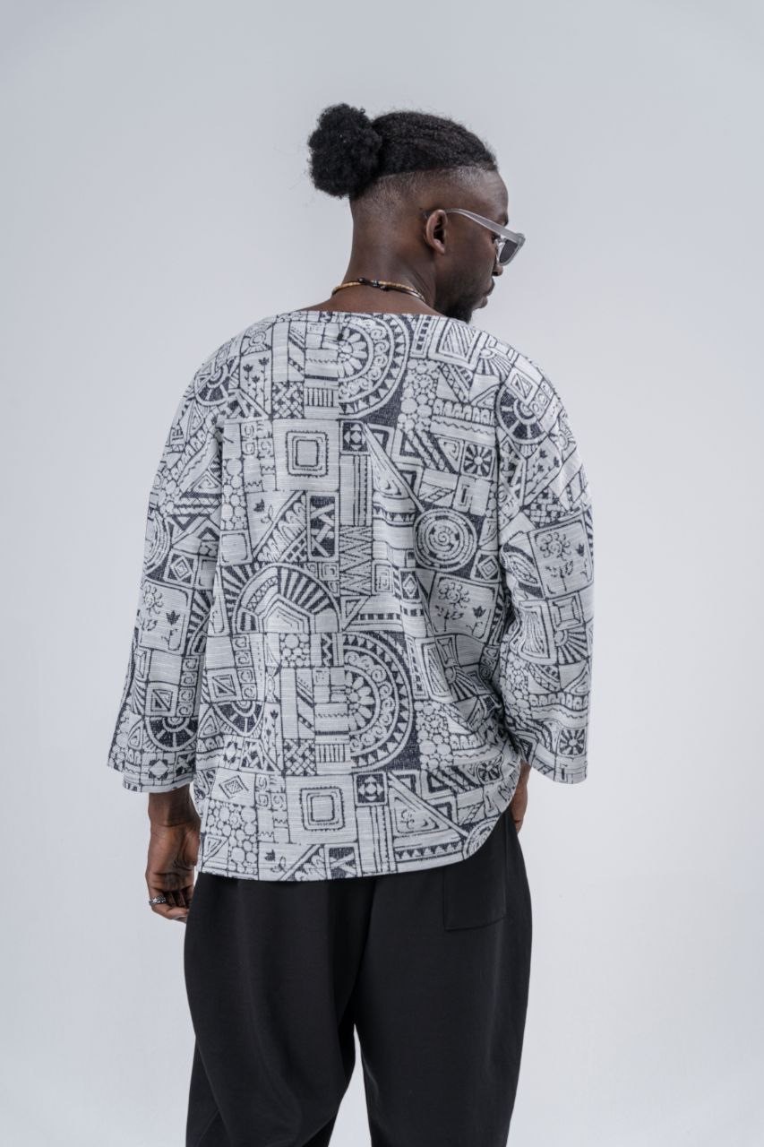 Grey Egypt Fakir Kol T-Shirt