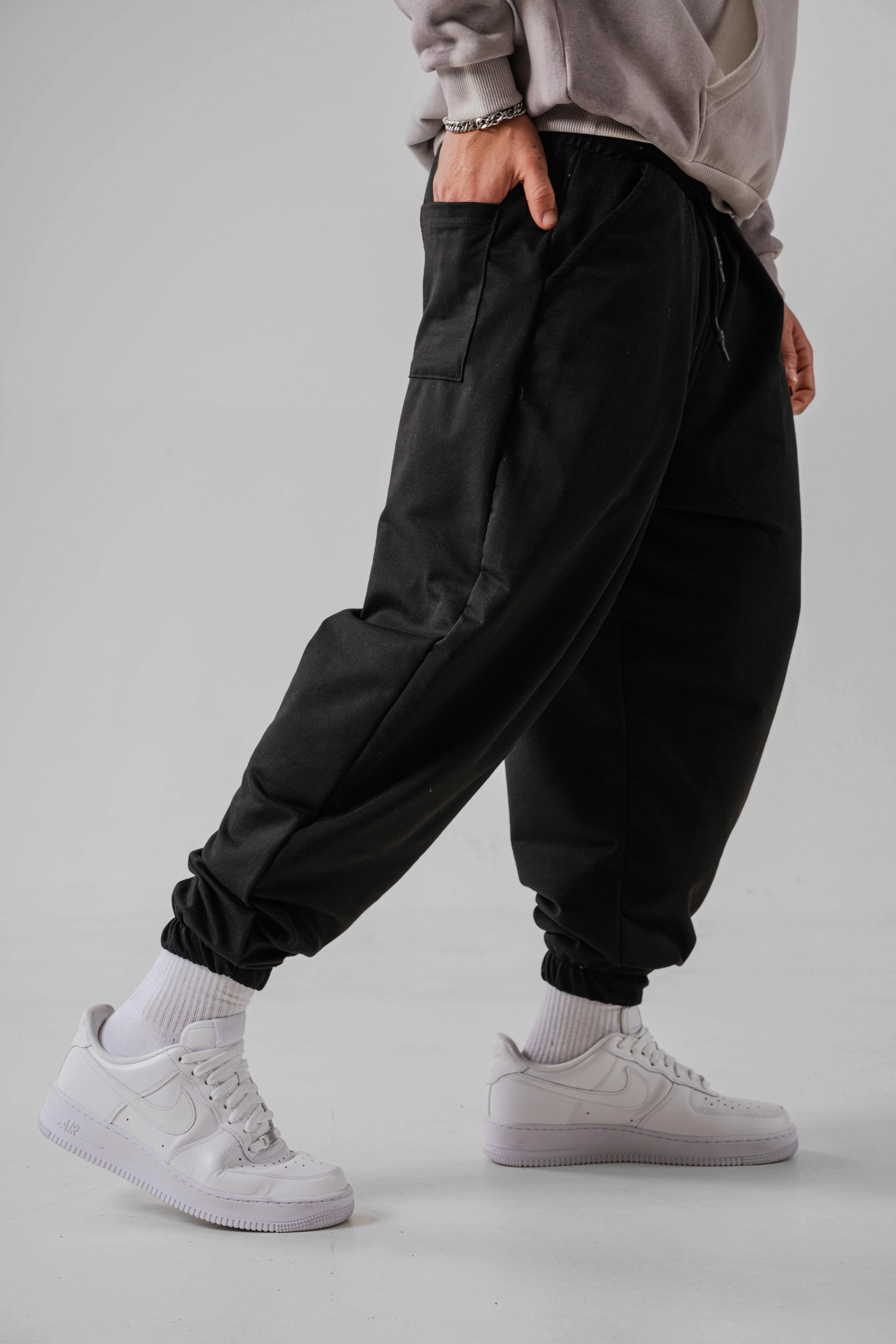 Erkek Siyah Eşofman Altı Jogger