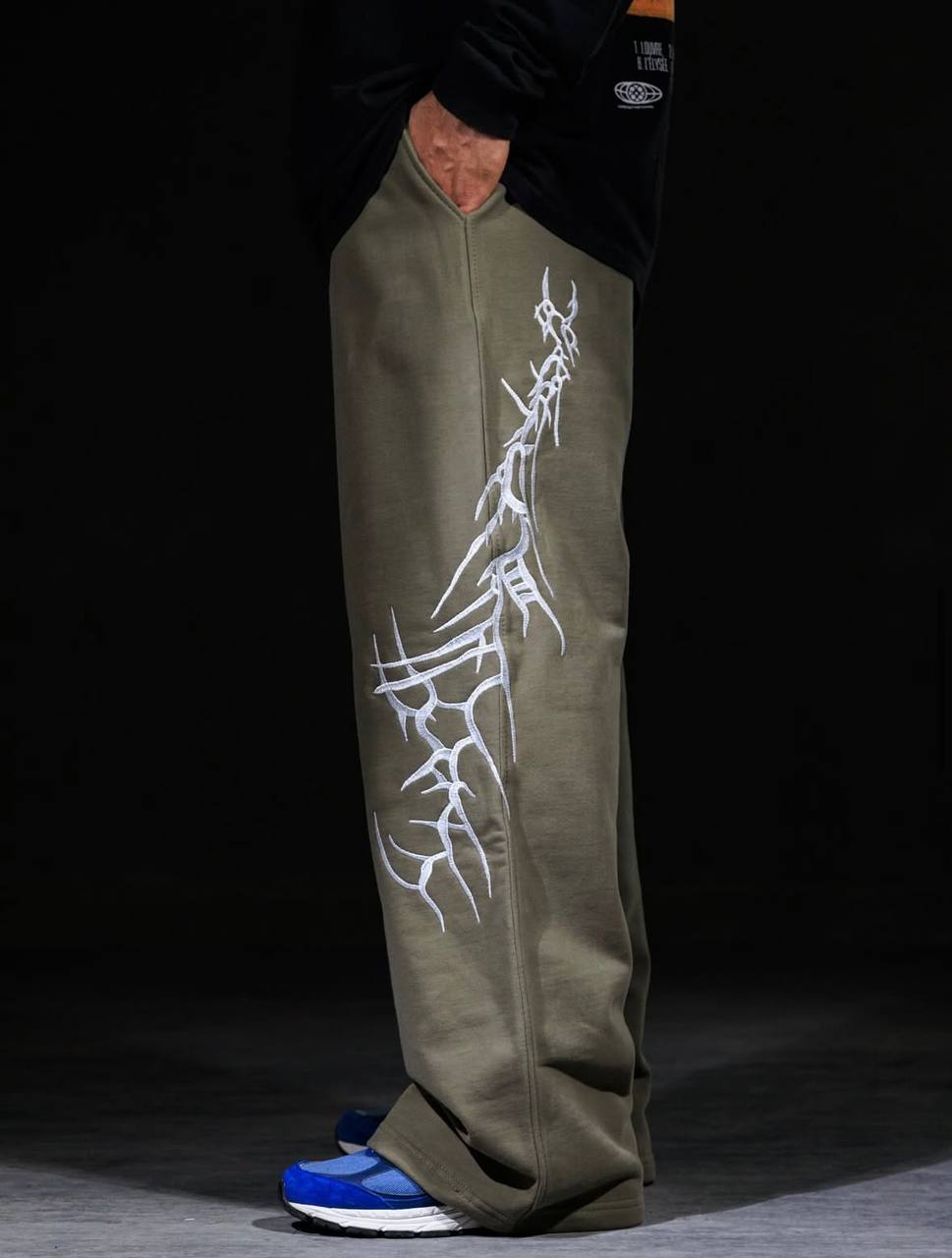 Erkek Thunderbolt Baggy Pantolon