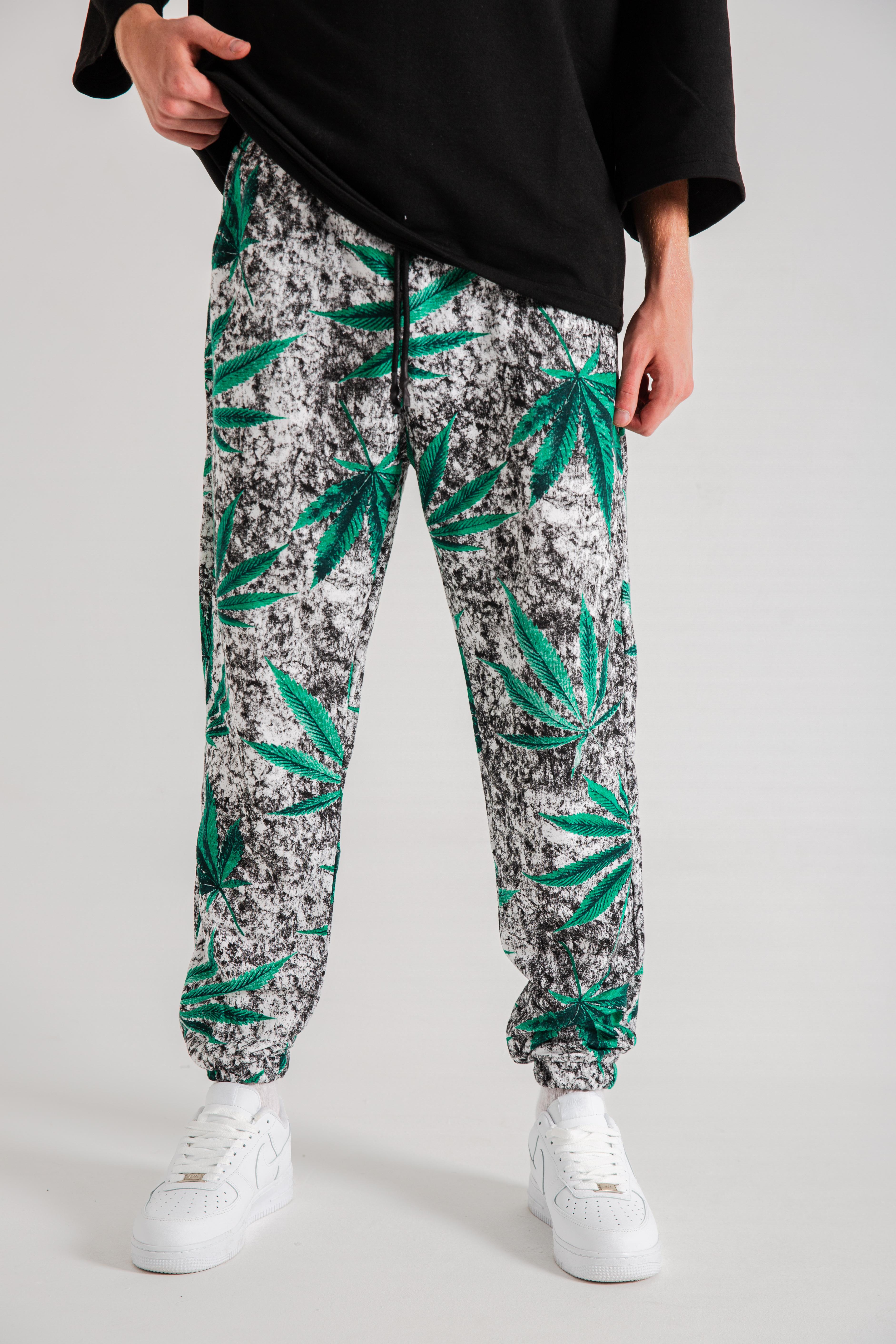 Erkek Green Leaf Jogger Eşofman Altı