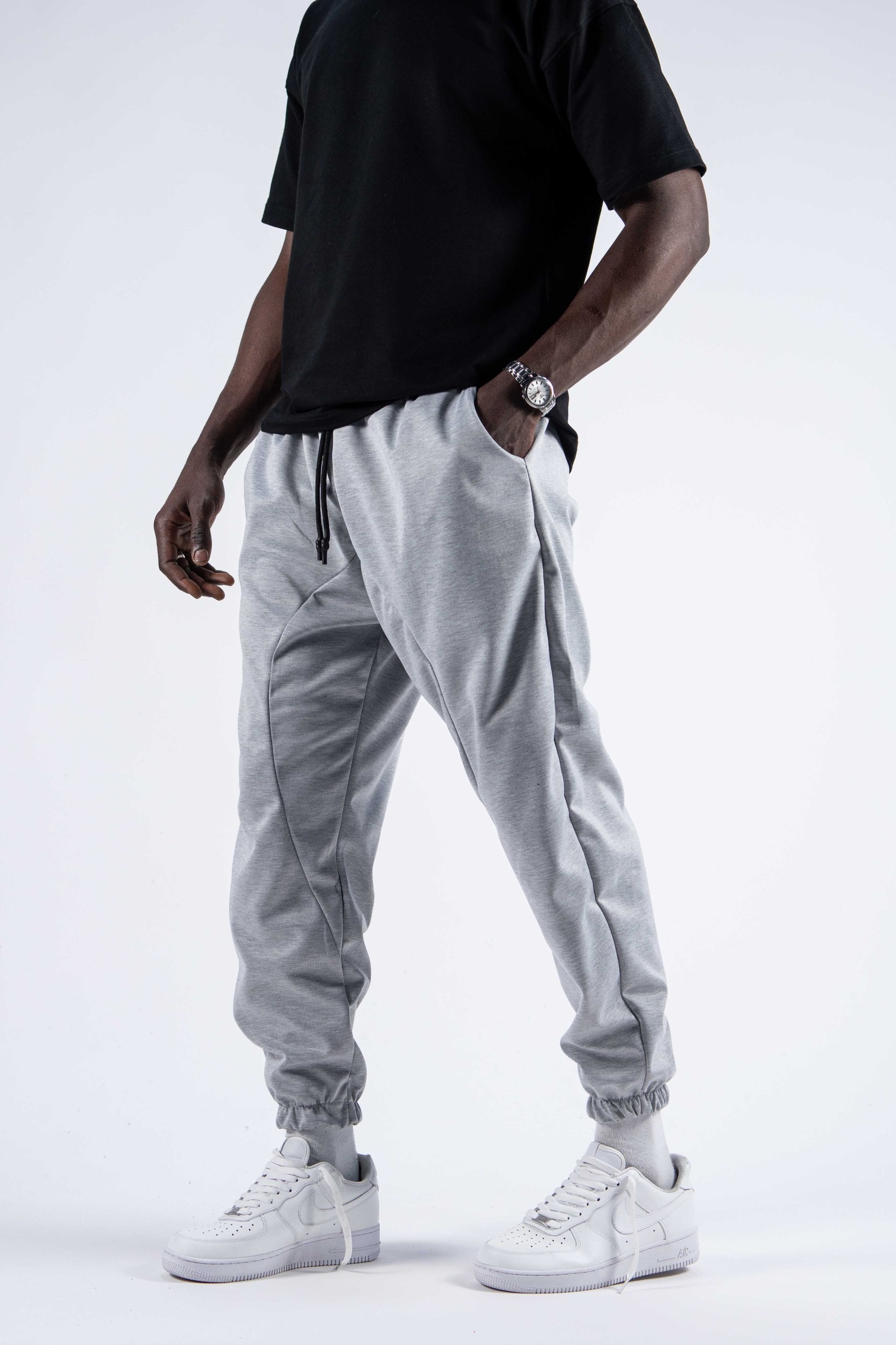 Erkek Gray Half Salwar Pantolon