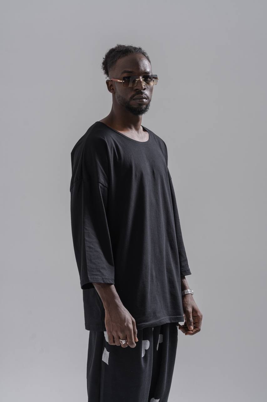 Erkek Black Bohem T-shırt