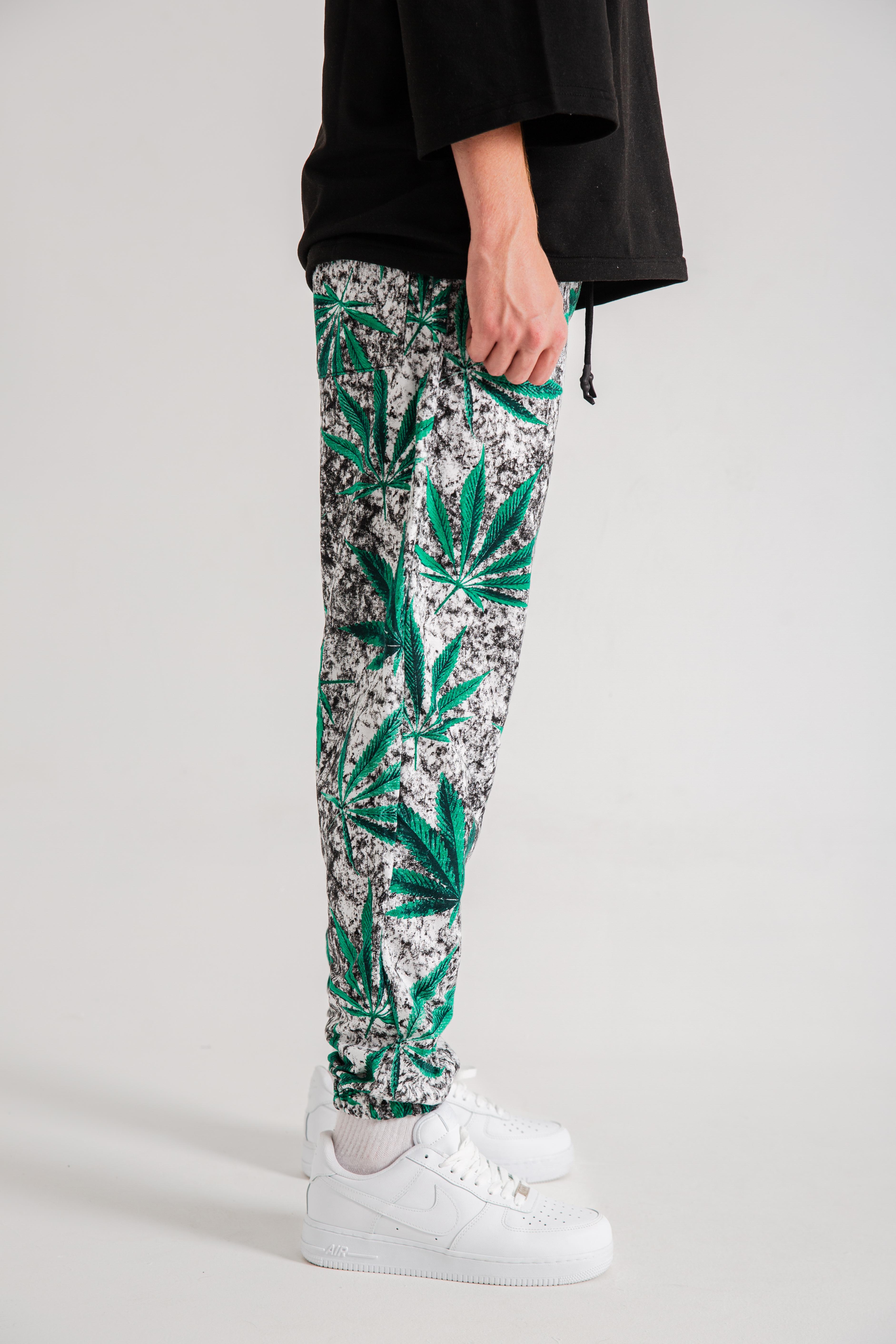 Erkek Green Leaf Jogger Eşofman Altı