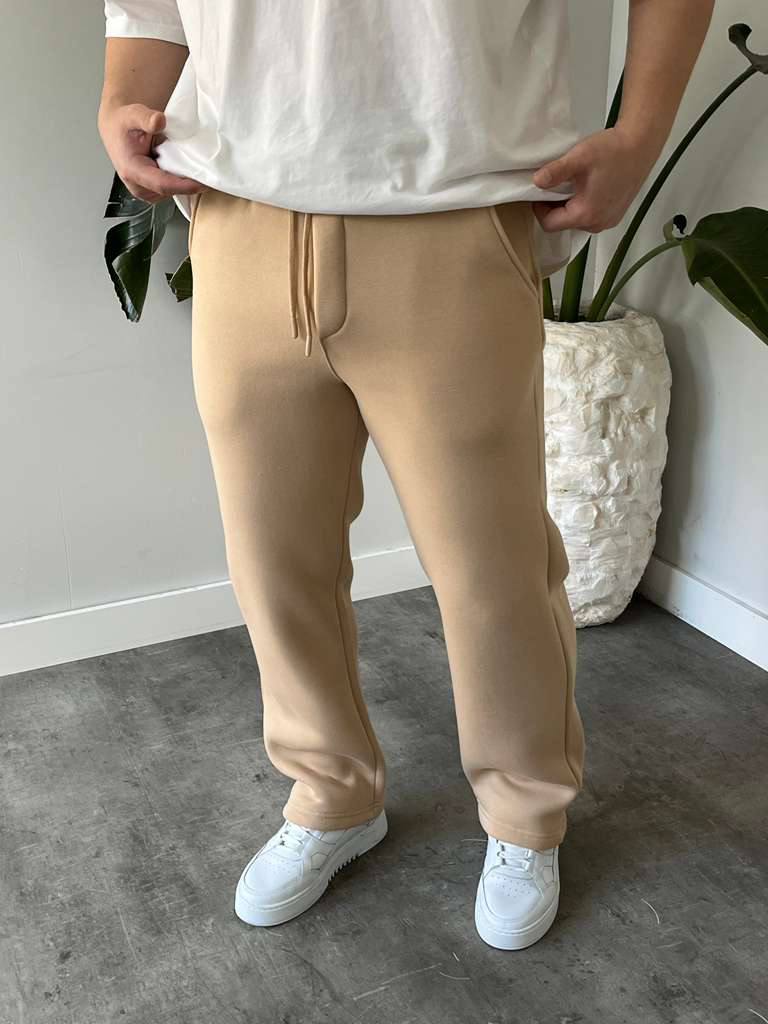 Erkek Bej Baggy Pantolon