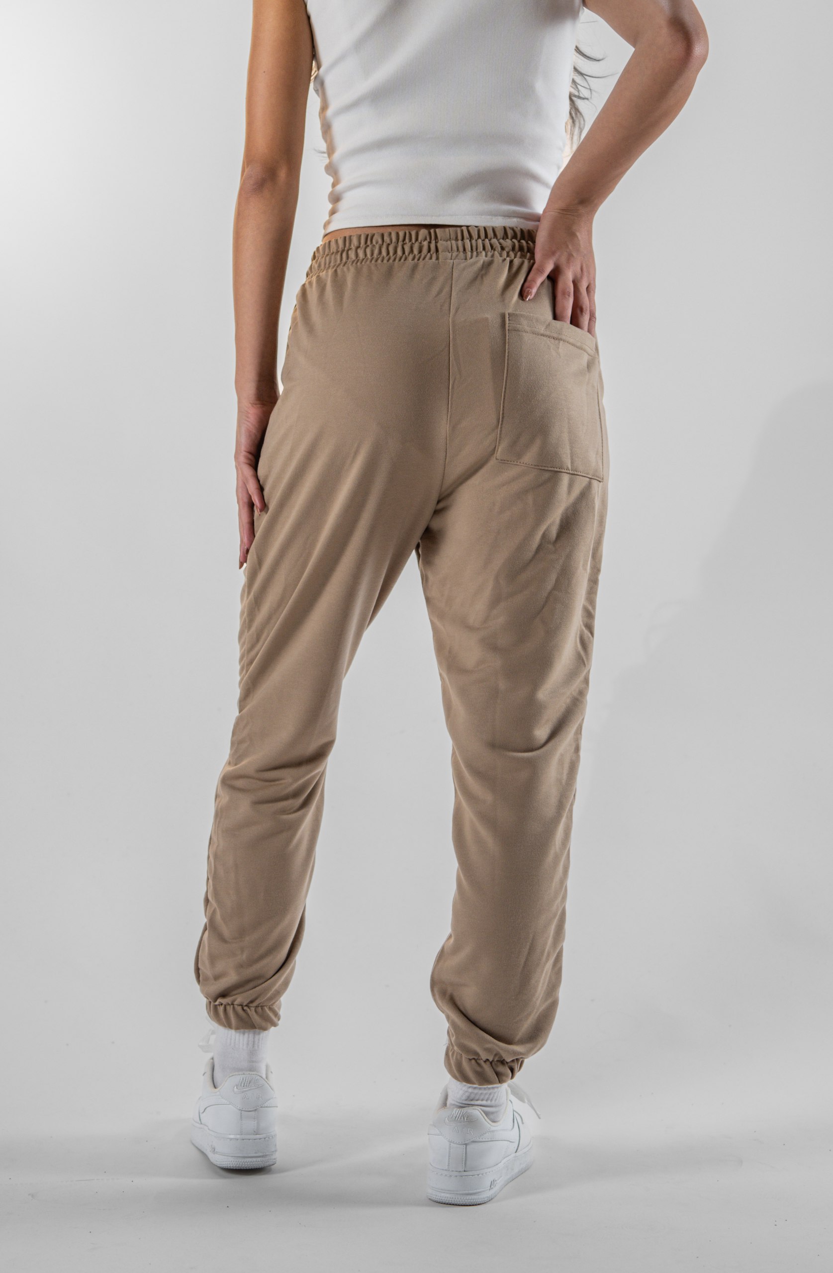 Kadın Kahverengi Jogger Pantolon 