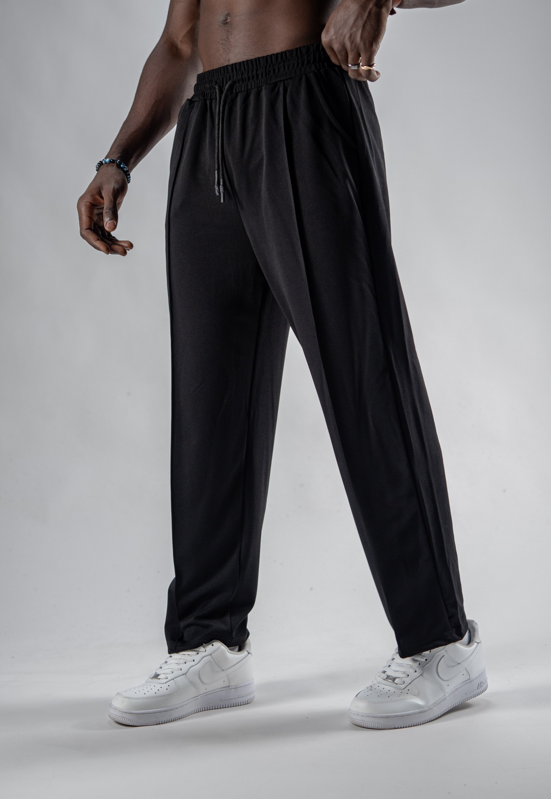 Erkek Siyah Baggy Pantolon 
