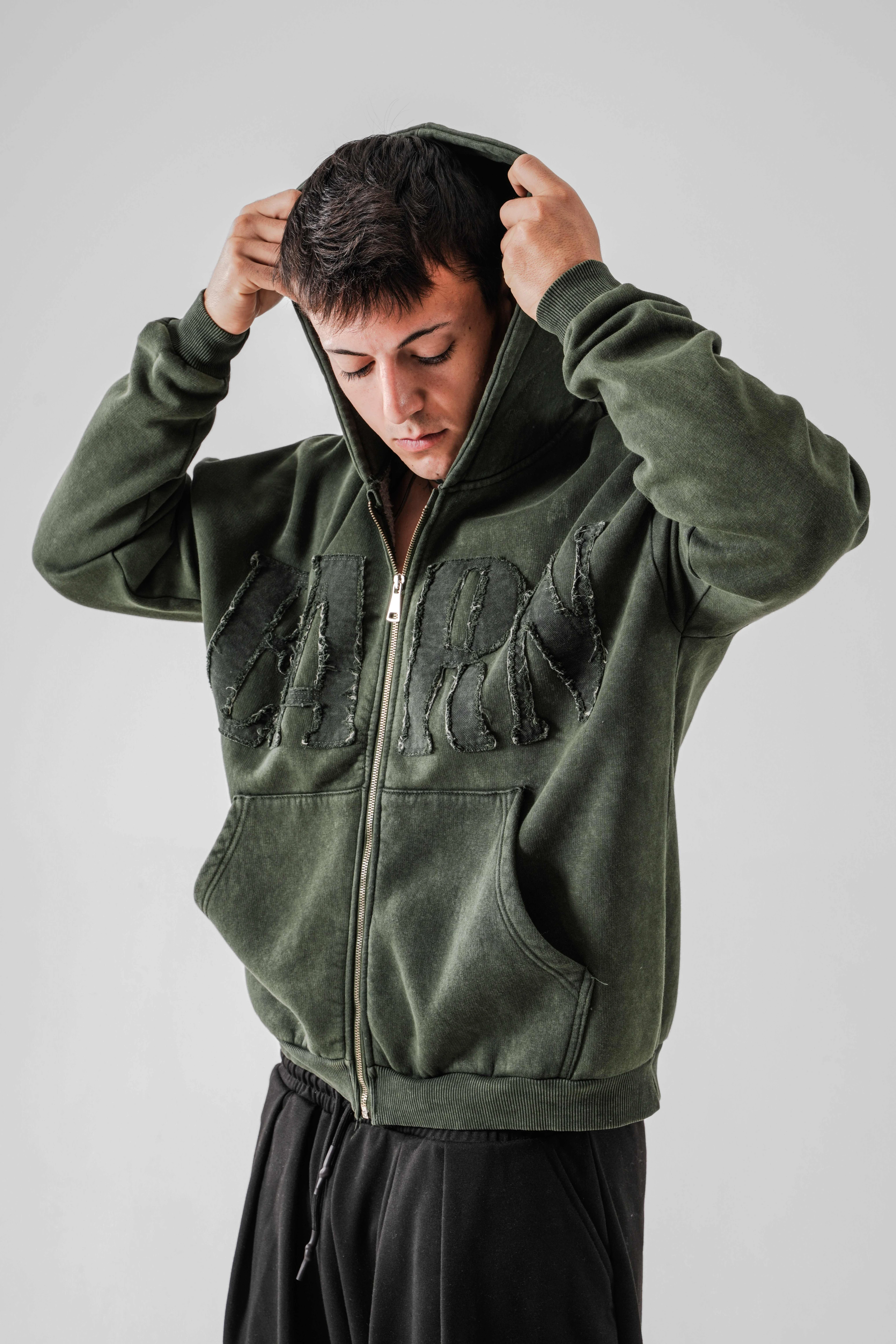 Erkek Earn Zip Oversize Sweatshirt (SS26)
