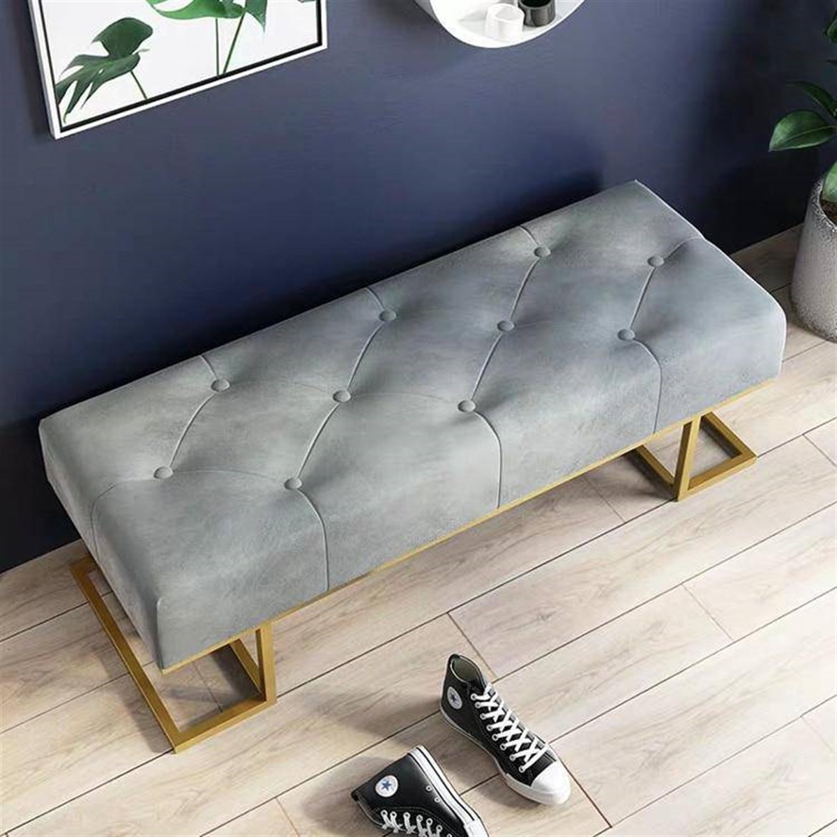 Ravi Gold Metal Tasarım Bench