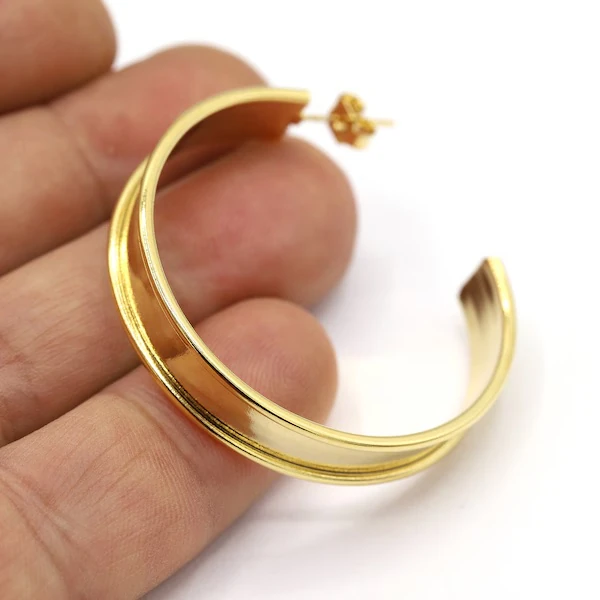 8x100 mm Miyuki Kanallı Küpe 