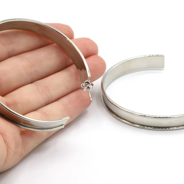 8x100 mm Miyuki Kanallı Küpe 