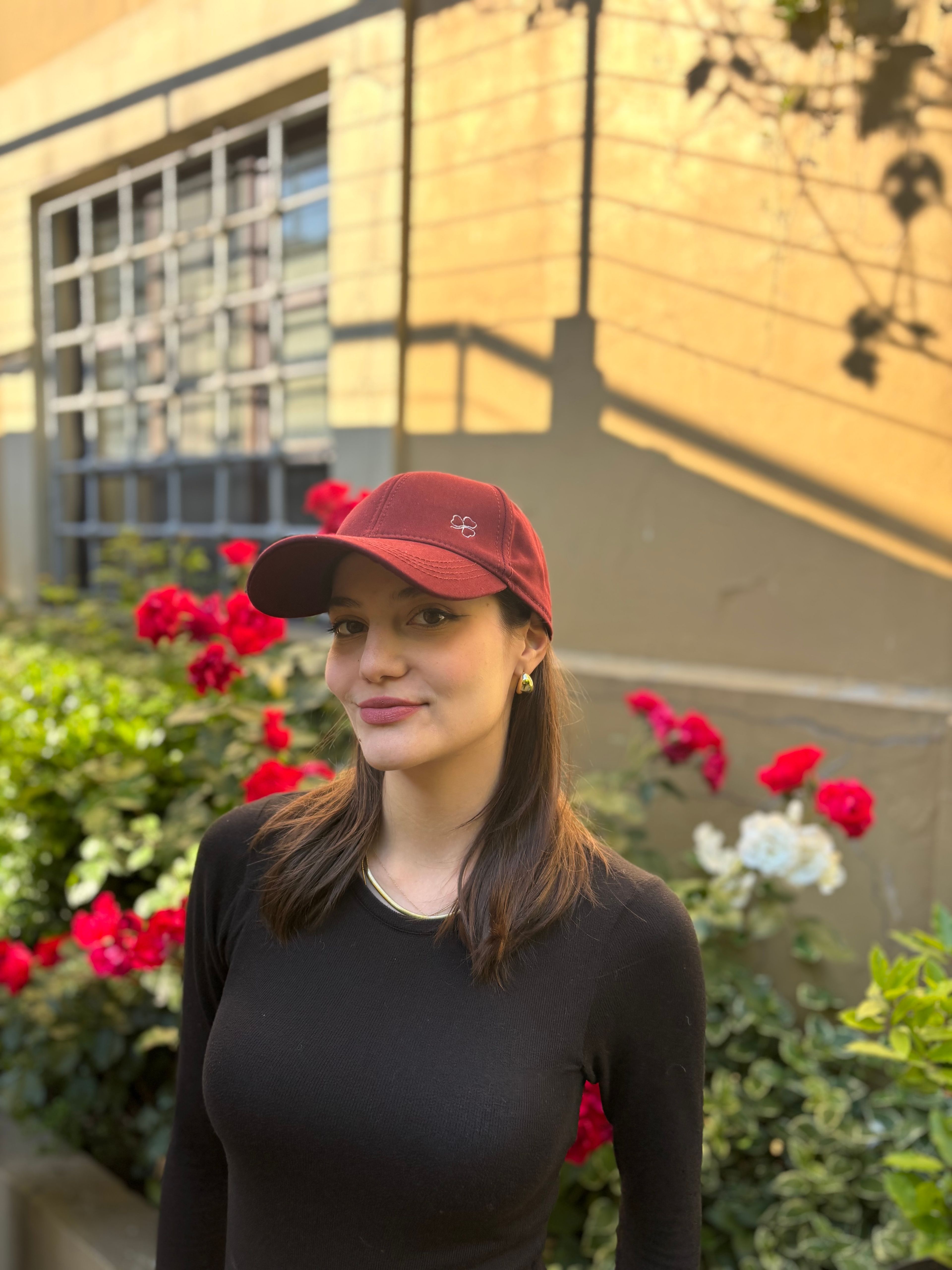 Unisex Cherry Cotton Cap
