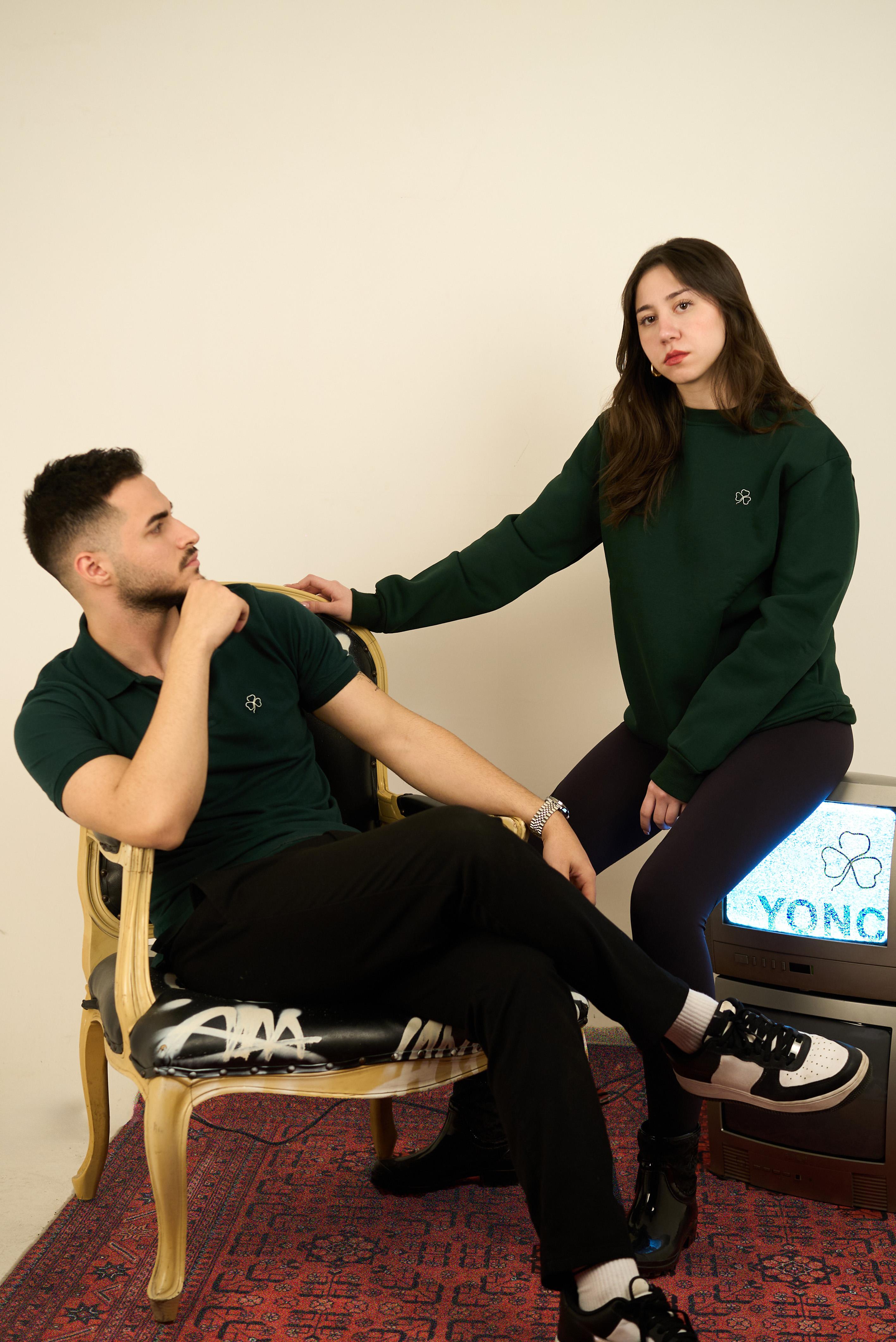 Unisex Green Sweatshirt