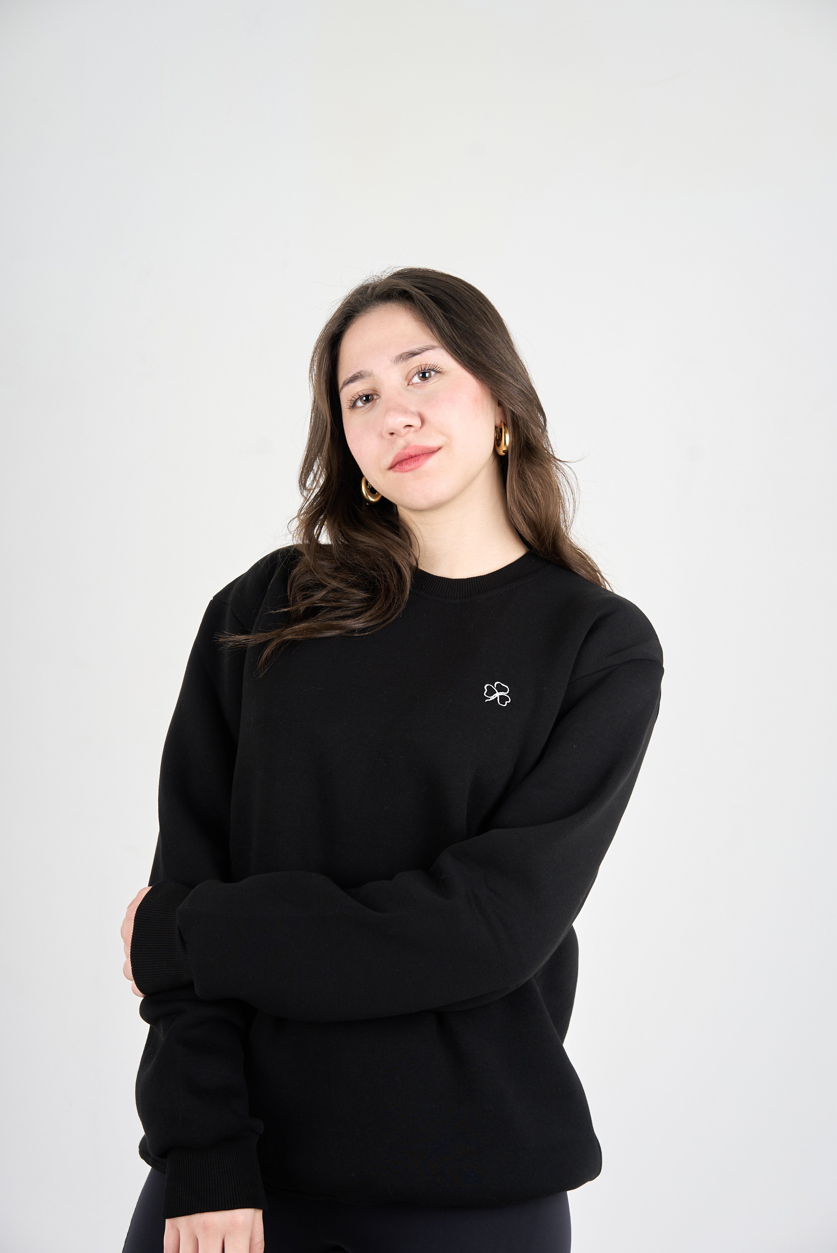 Unisex Black Sweatshirt