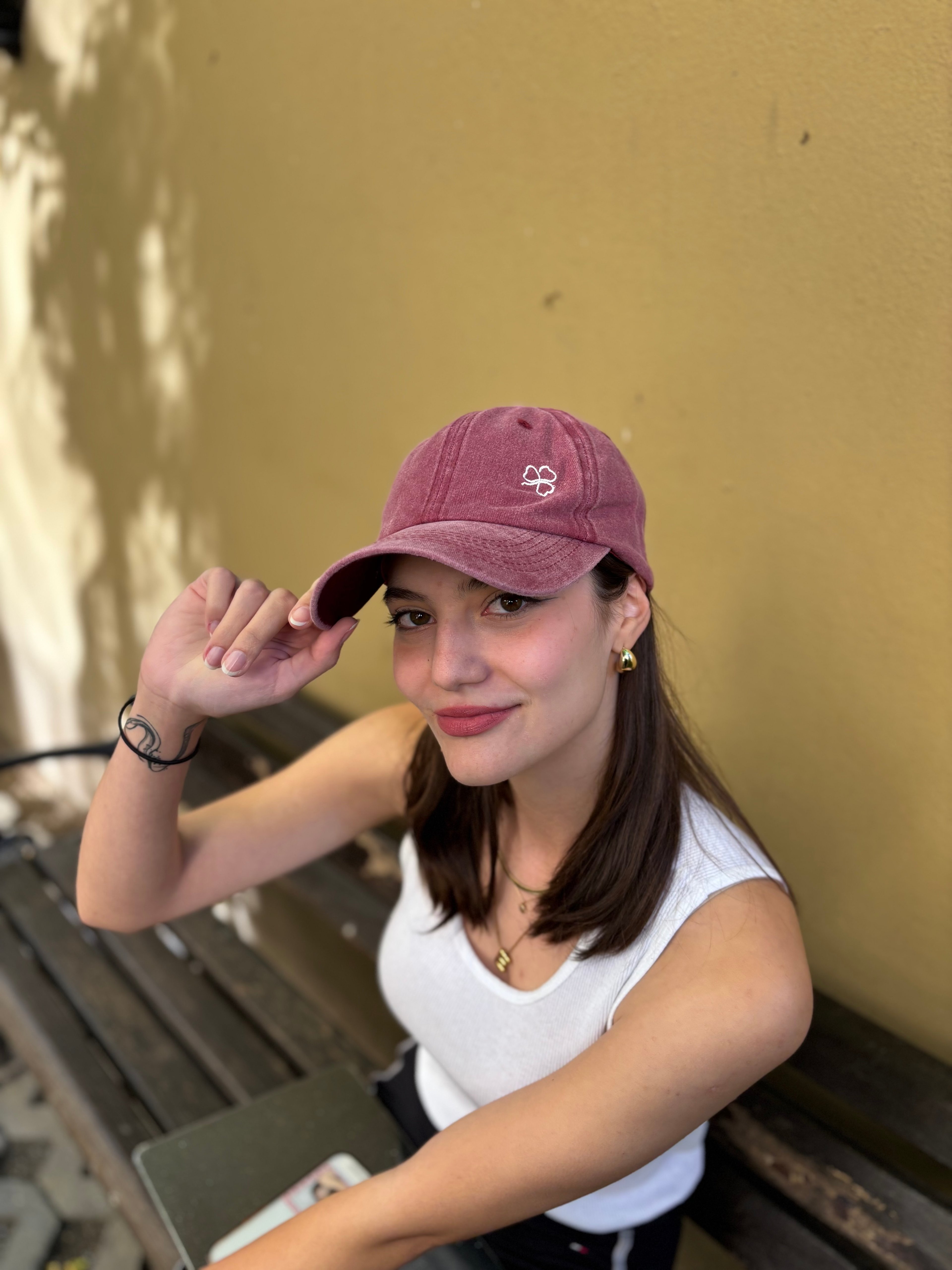 Unisex Antique Pink Cap