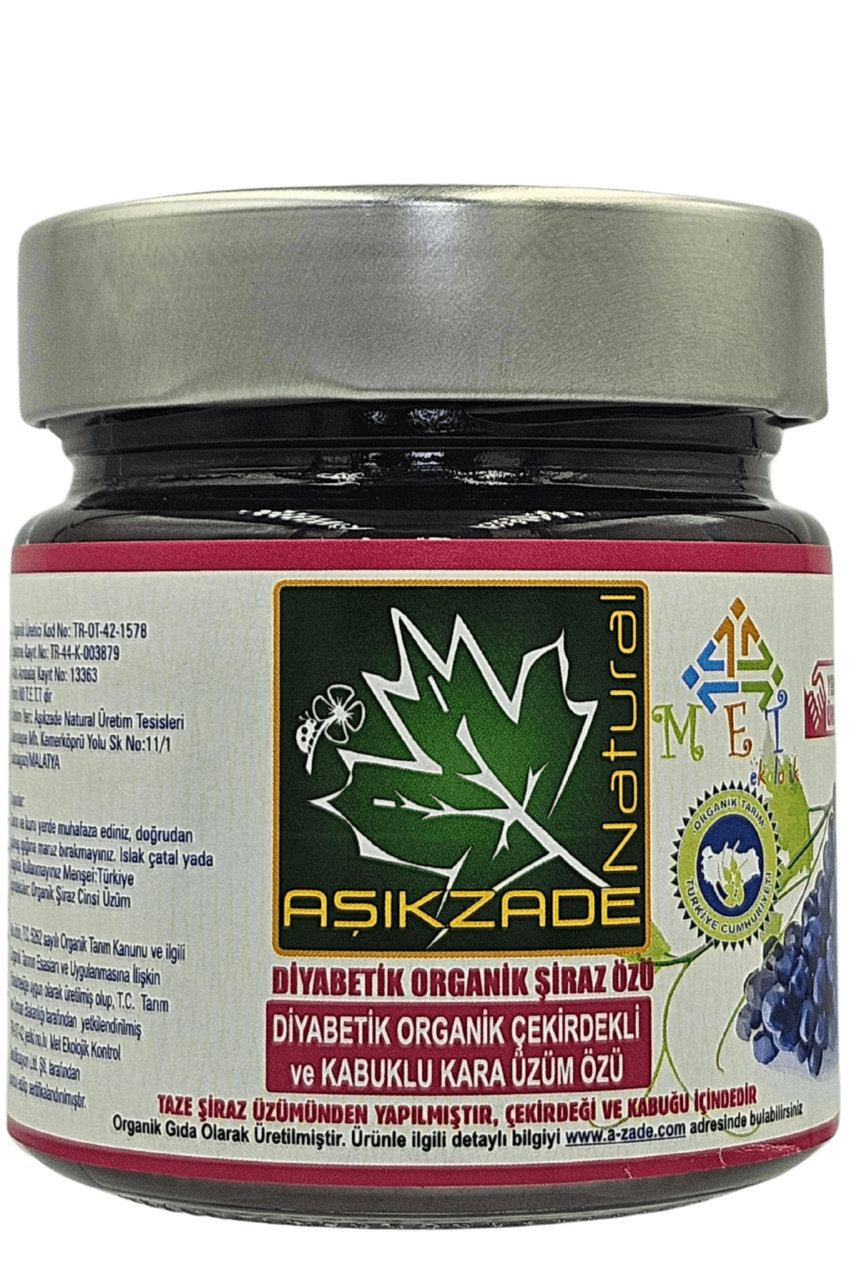Aşıkzade Diyabetik Şiraz Özü 255ML 265g