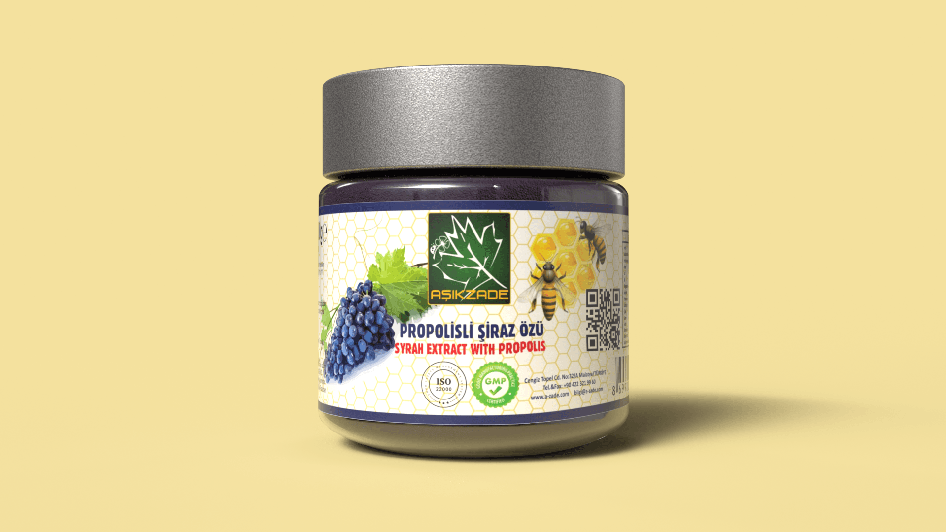 Aşıkzade Propolisli Şiraz Özü 255ml 280g