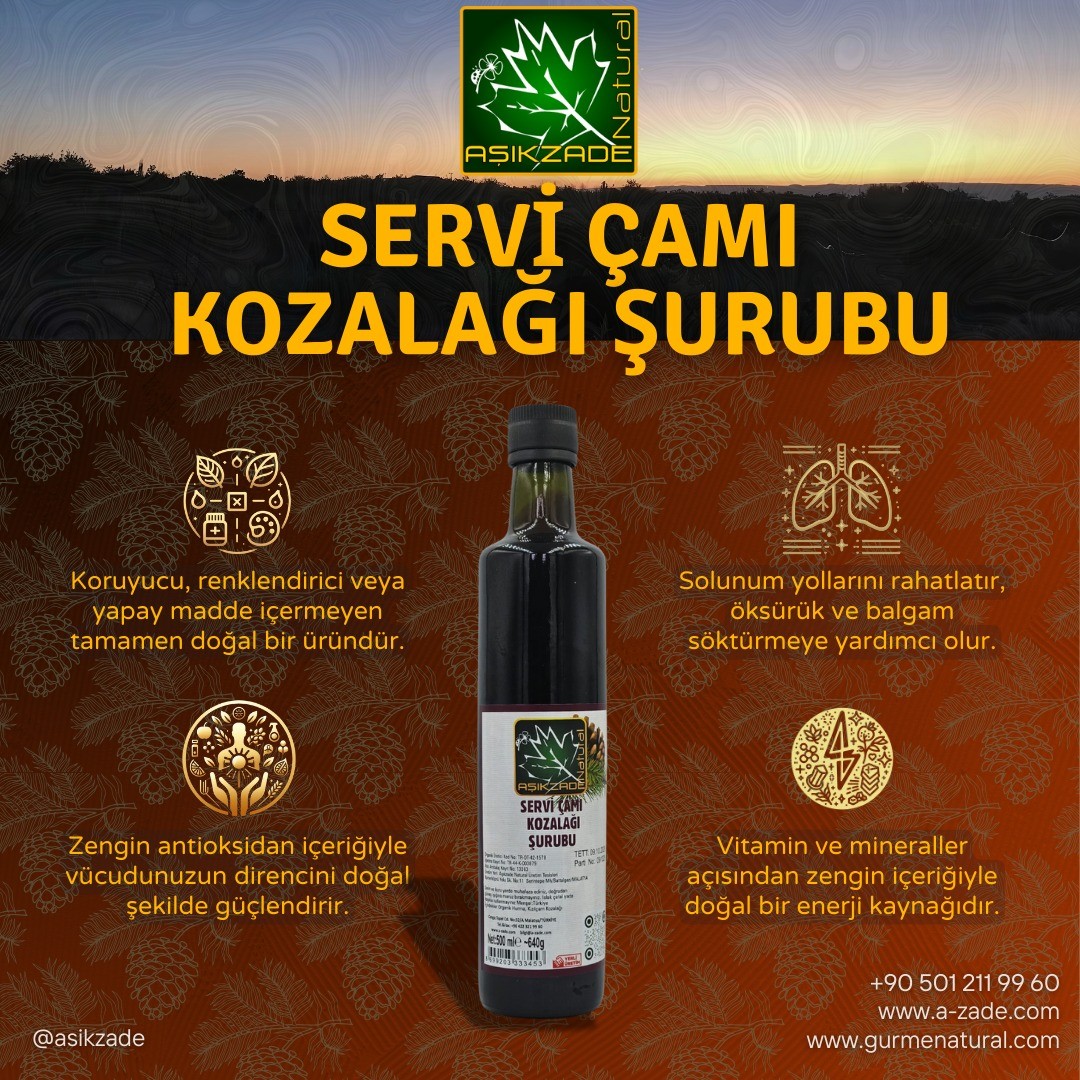 Aşıkzade Çam Kozalağı Şurubu 500ml