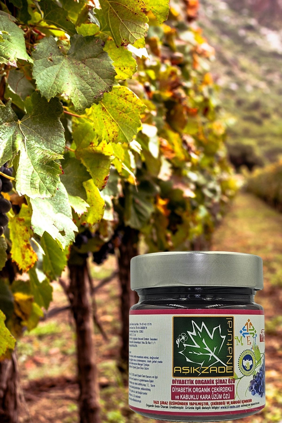 Aşıkzade Diyabetik Şiraz Özü 255ML 265g