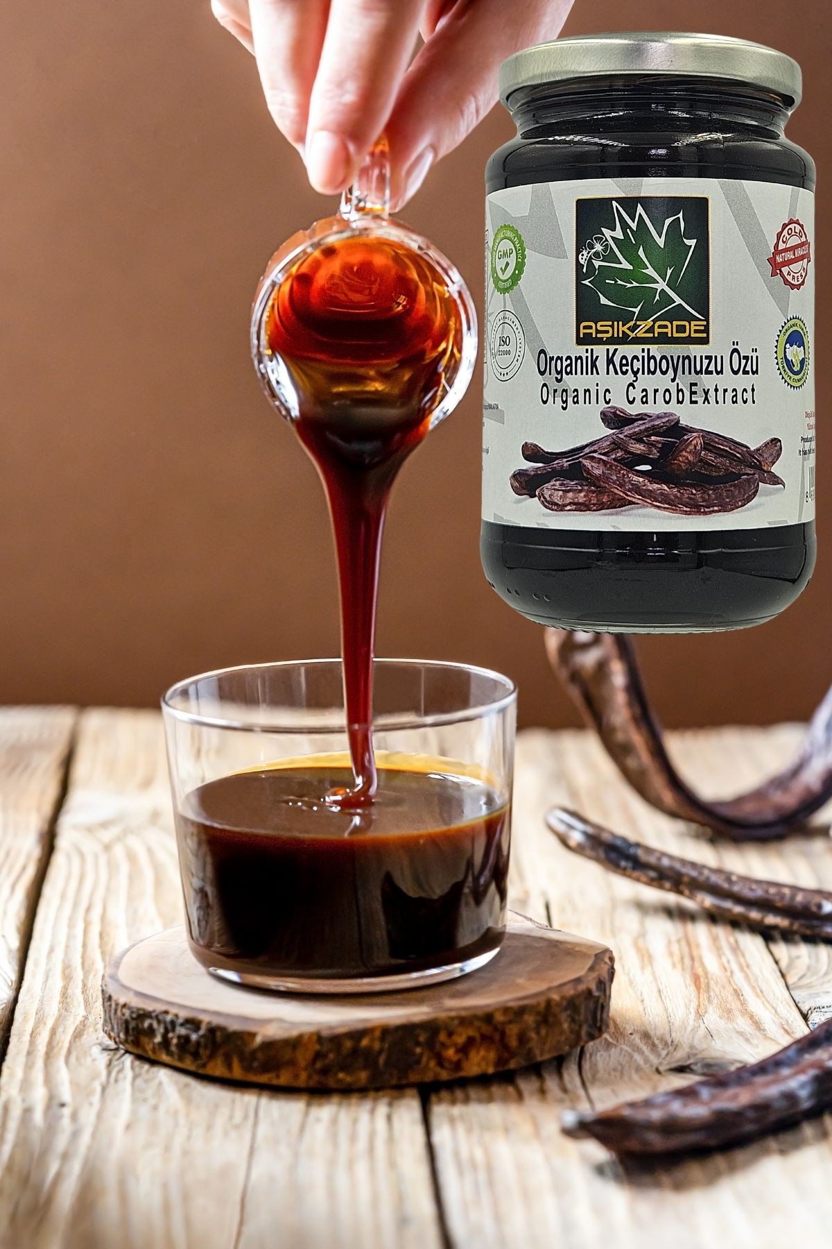 Aşıkzade Organik Keçiboynuzu Özü 370 ml 480 g