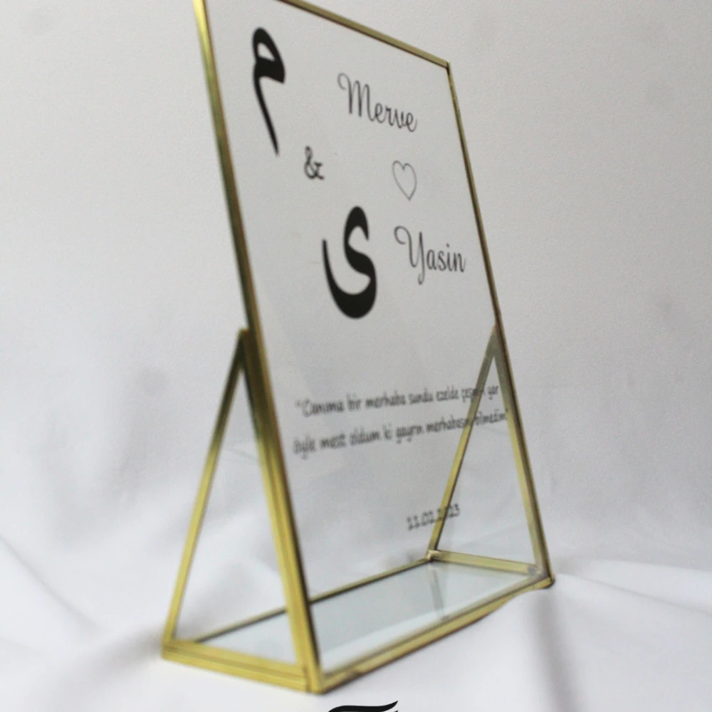 Çift Sade harfli Özel Tasarım