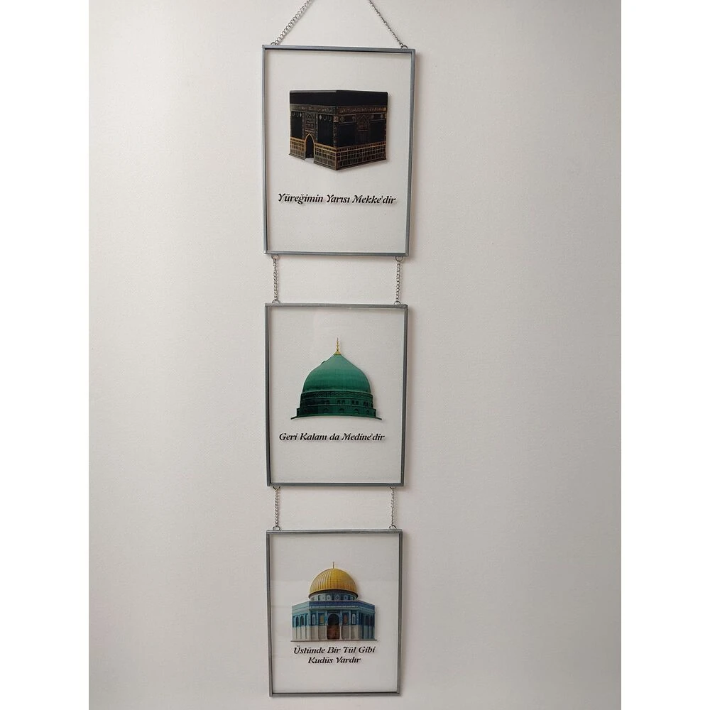 Gümüş Renk 3'lü Mescit