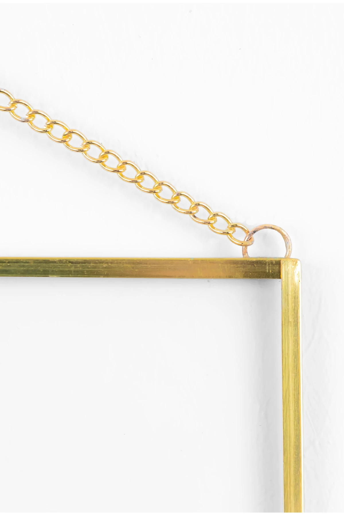 Ya Hafız Koruyup,Kollayan ve Gözeten anlamında Lafz-ı Şerif Pirinç Çerçeveli Cam Tablo