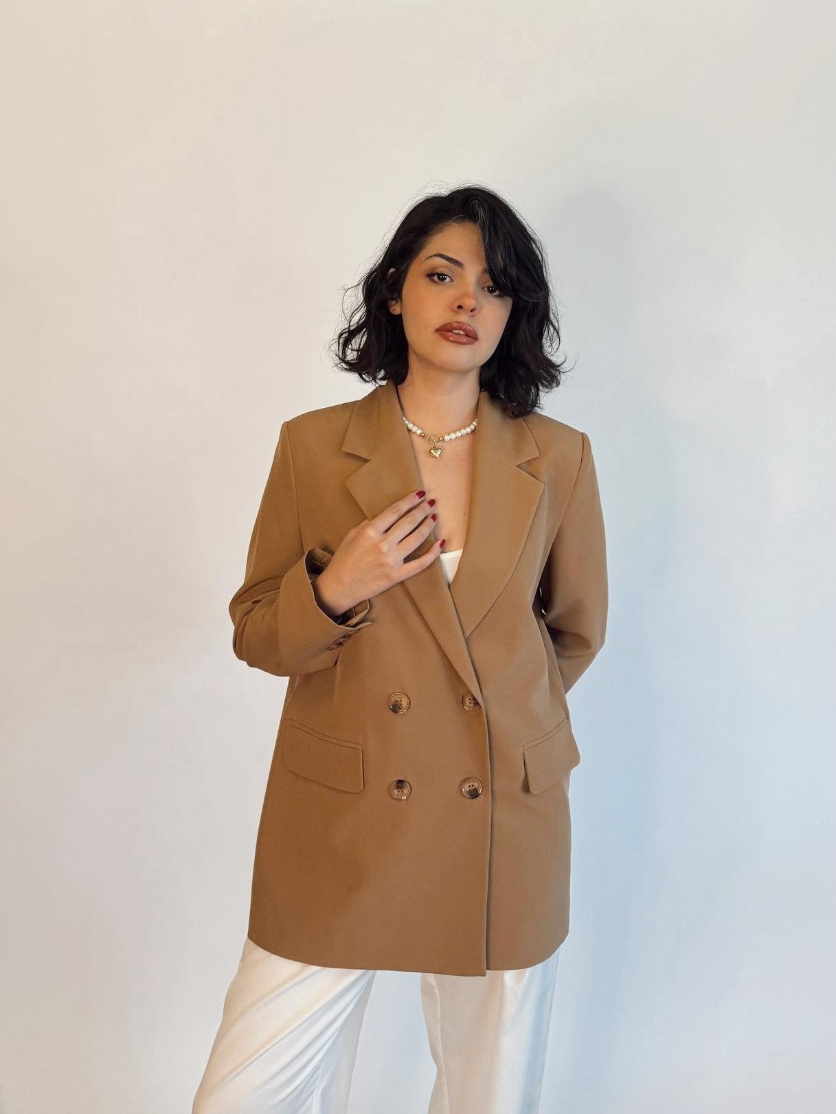 CAMEL OVERSIZE CEKET - Camel