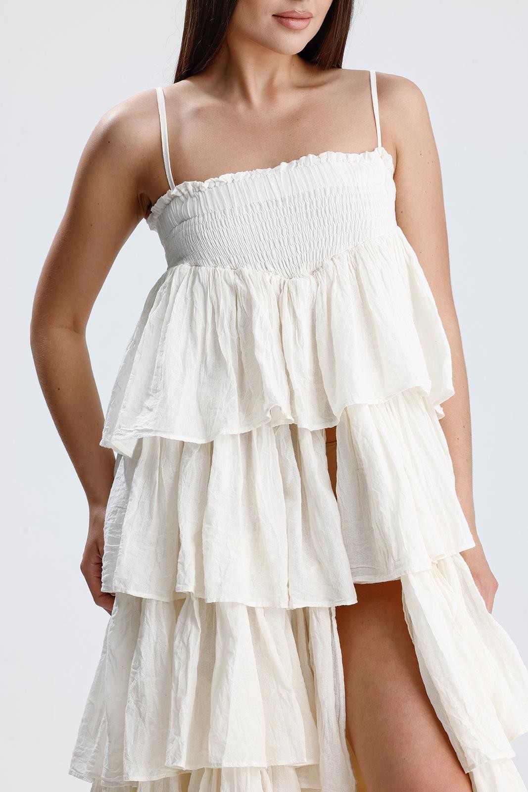 BOHEM COTTON NATUREL ELBİSE-ETEK
