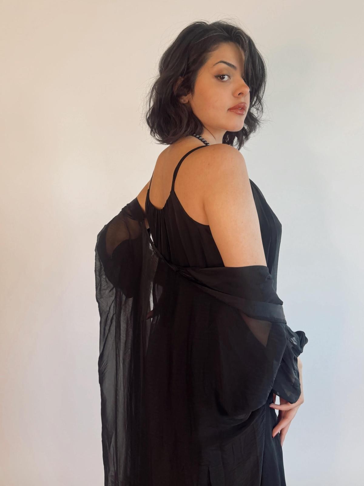 ITALIAN SILK LONG DRESS