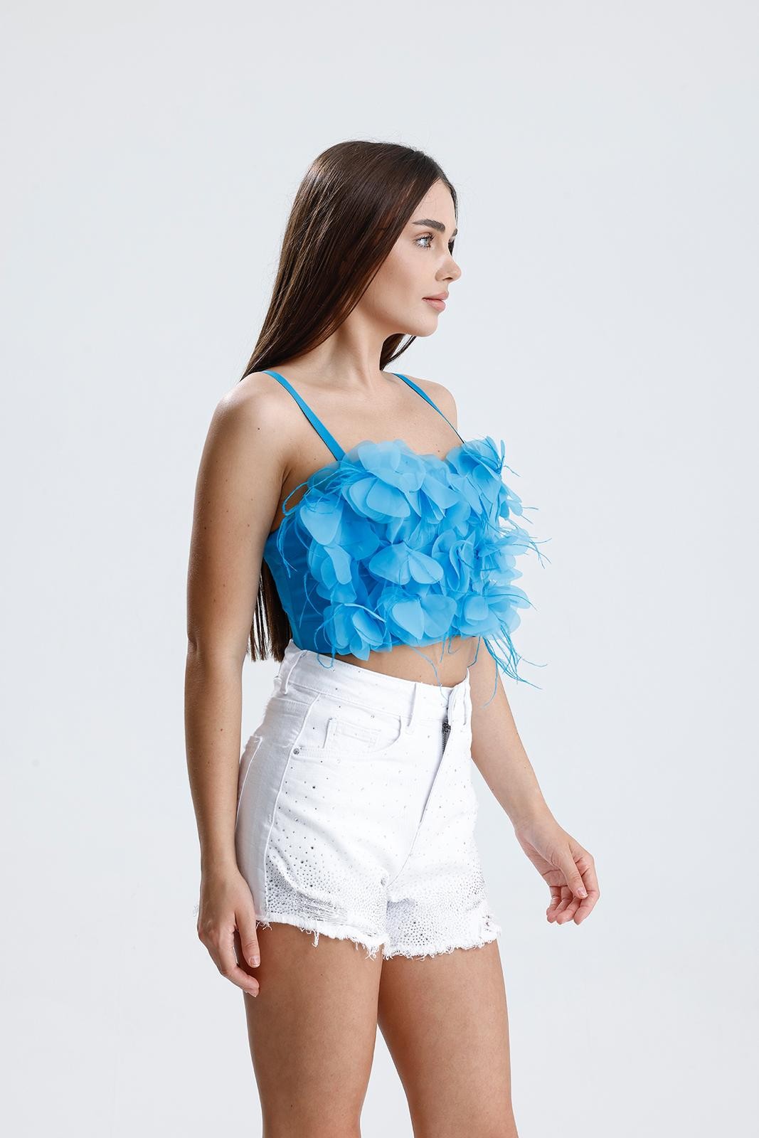 İTALİAN TAŞLI SHORT