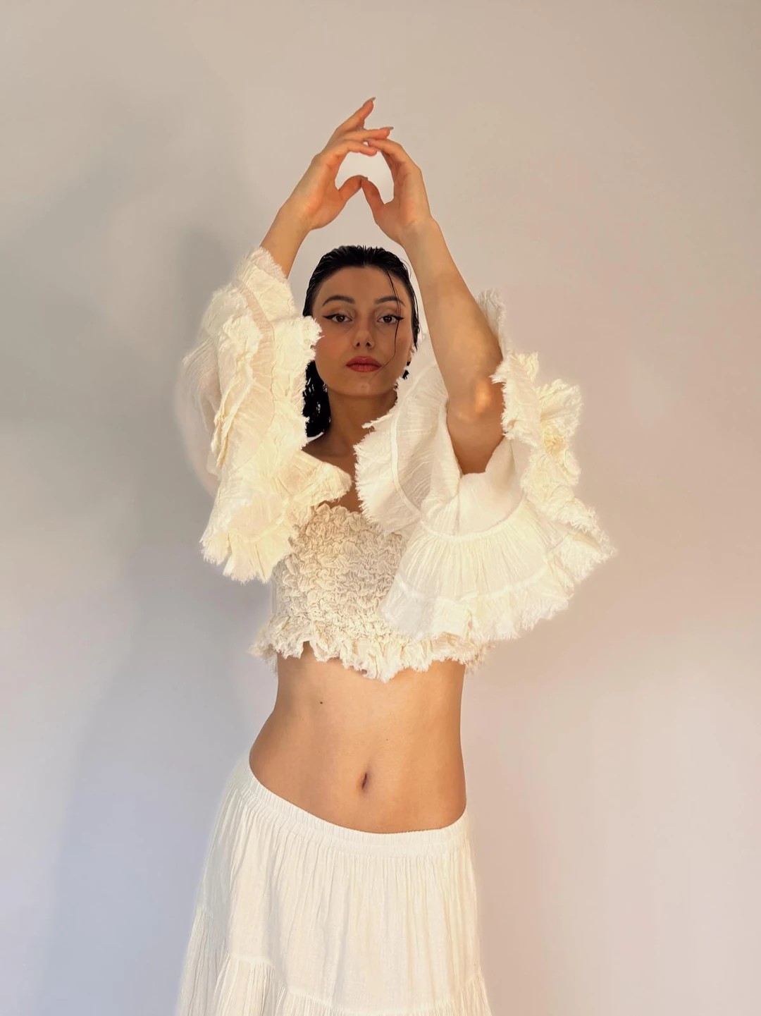 SHORT-SHOULDER DRESSED BOHEMIAN BOLERO
