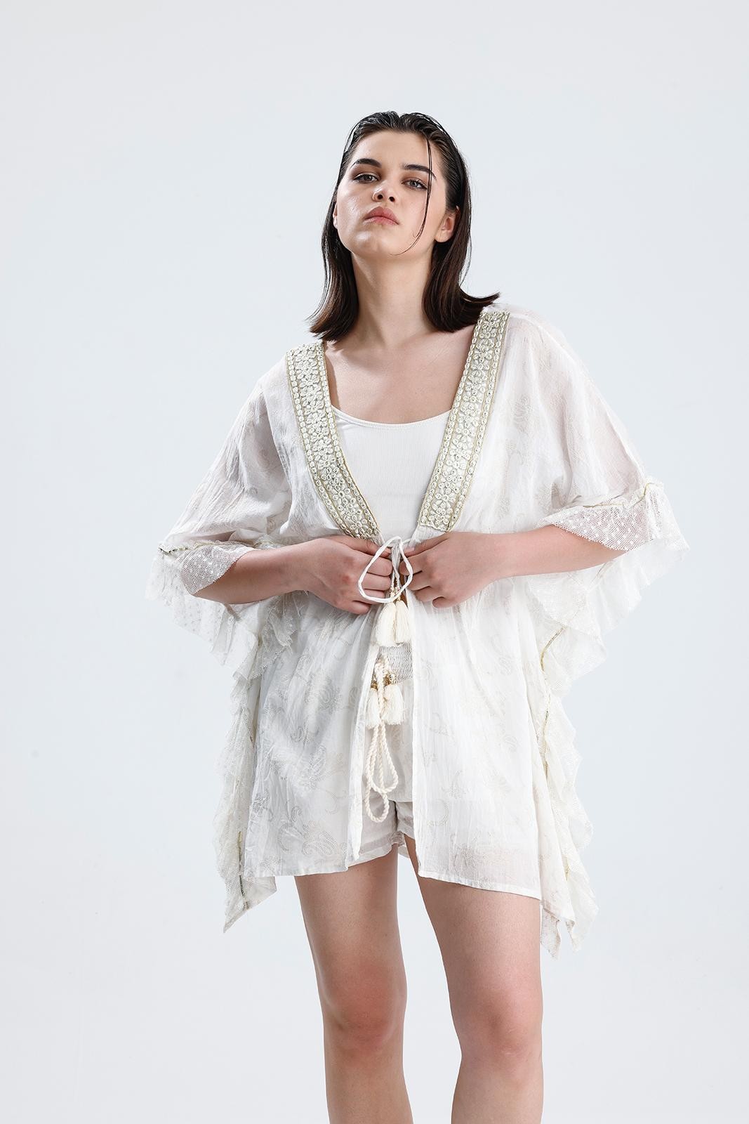 GOLD EMBROIDERED ITALIAN SHORTS SUIT