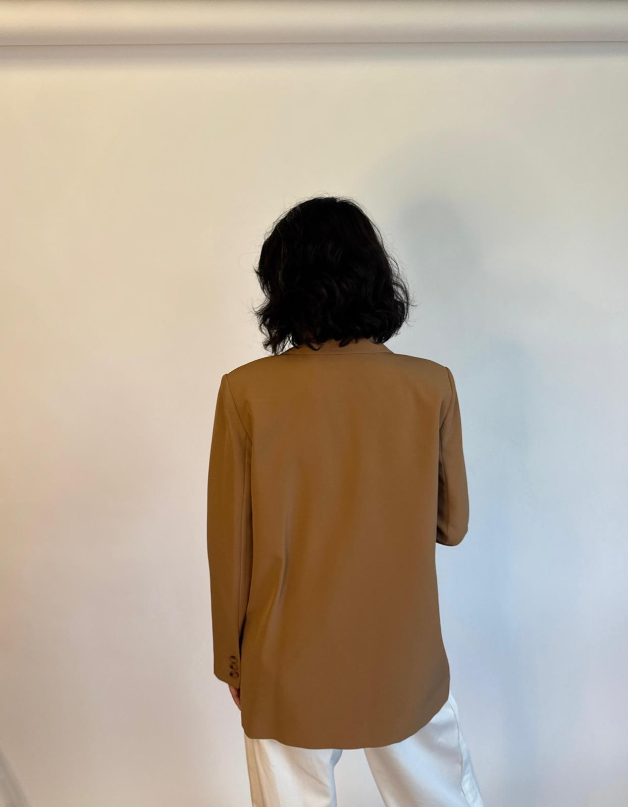 CAMEL OVERSIZED JACKET