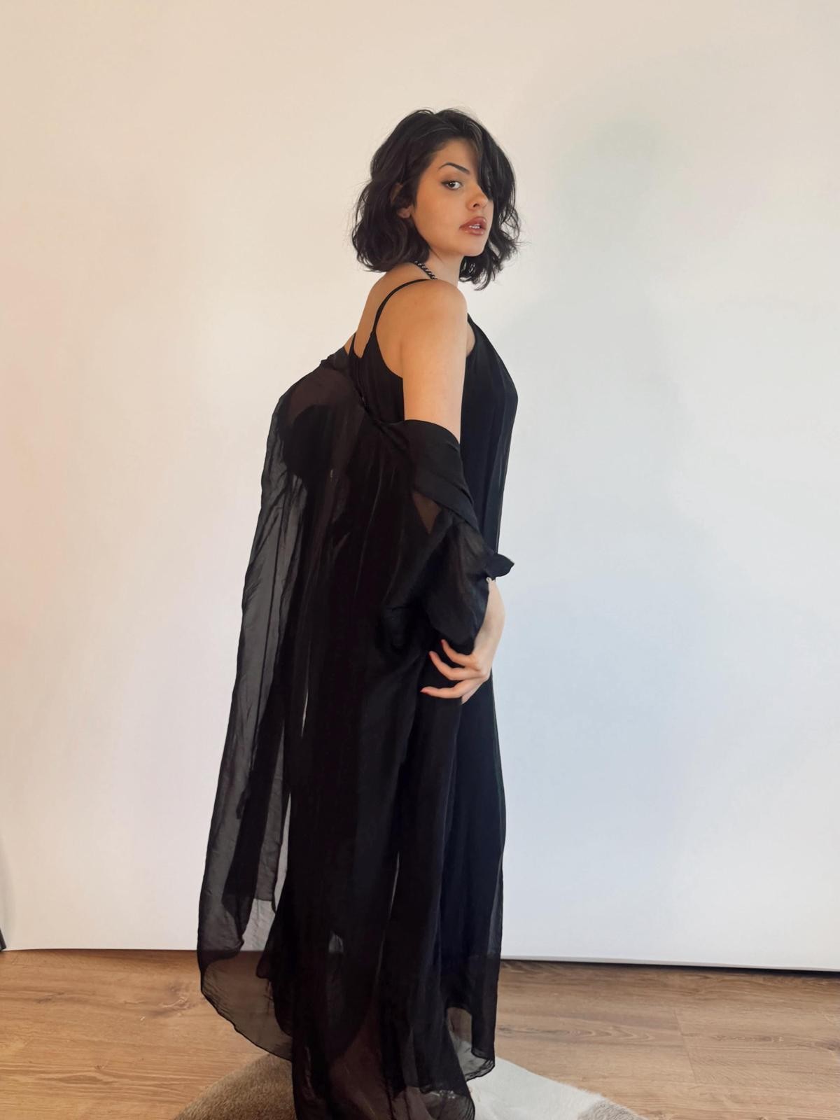 ITALIAN SILK LONG DRESS