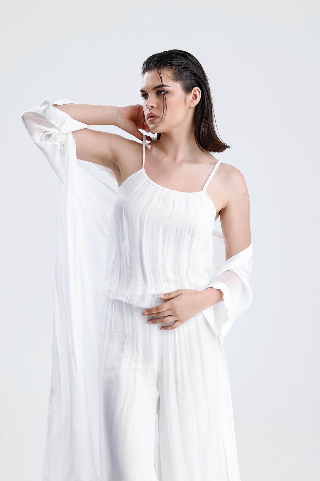 ITALIAN SILK OVERALLS