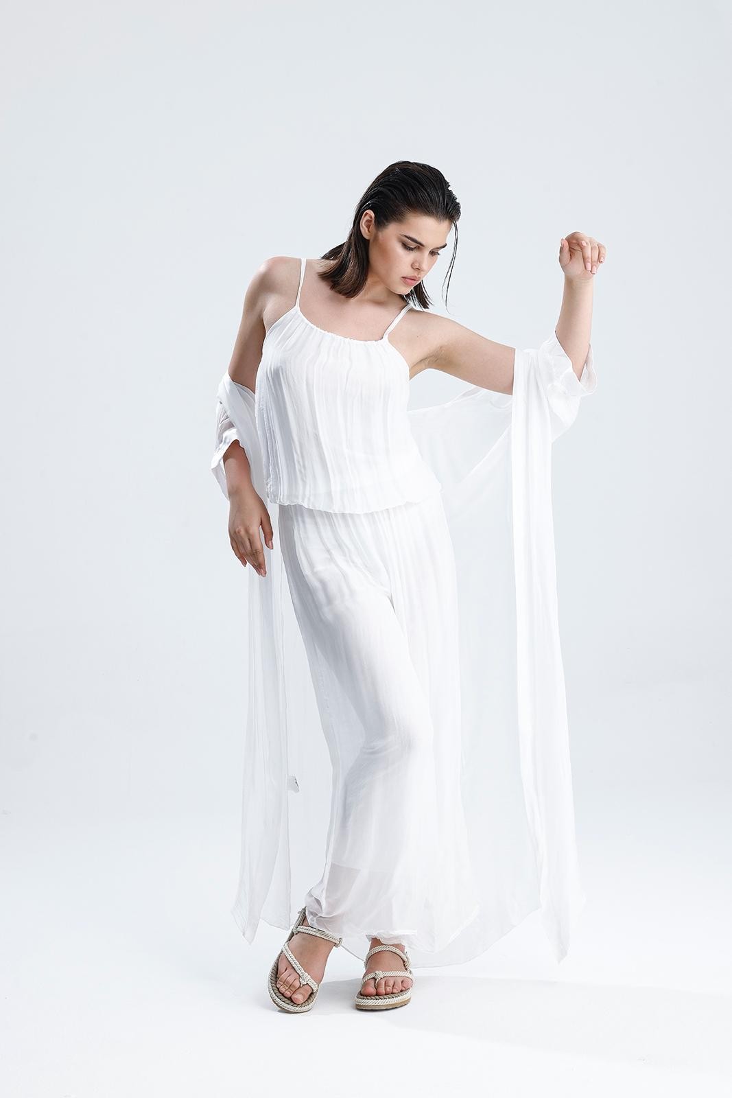 ITALIAN SILK OVERALLS