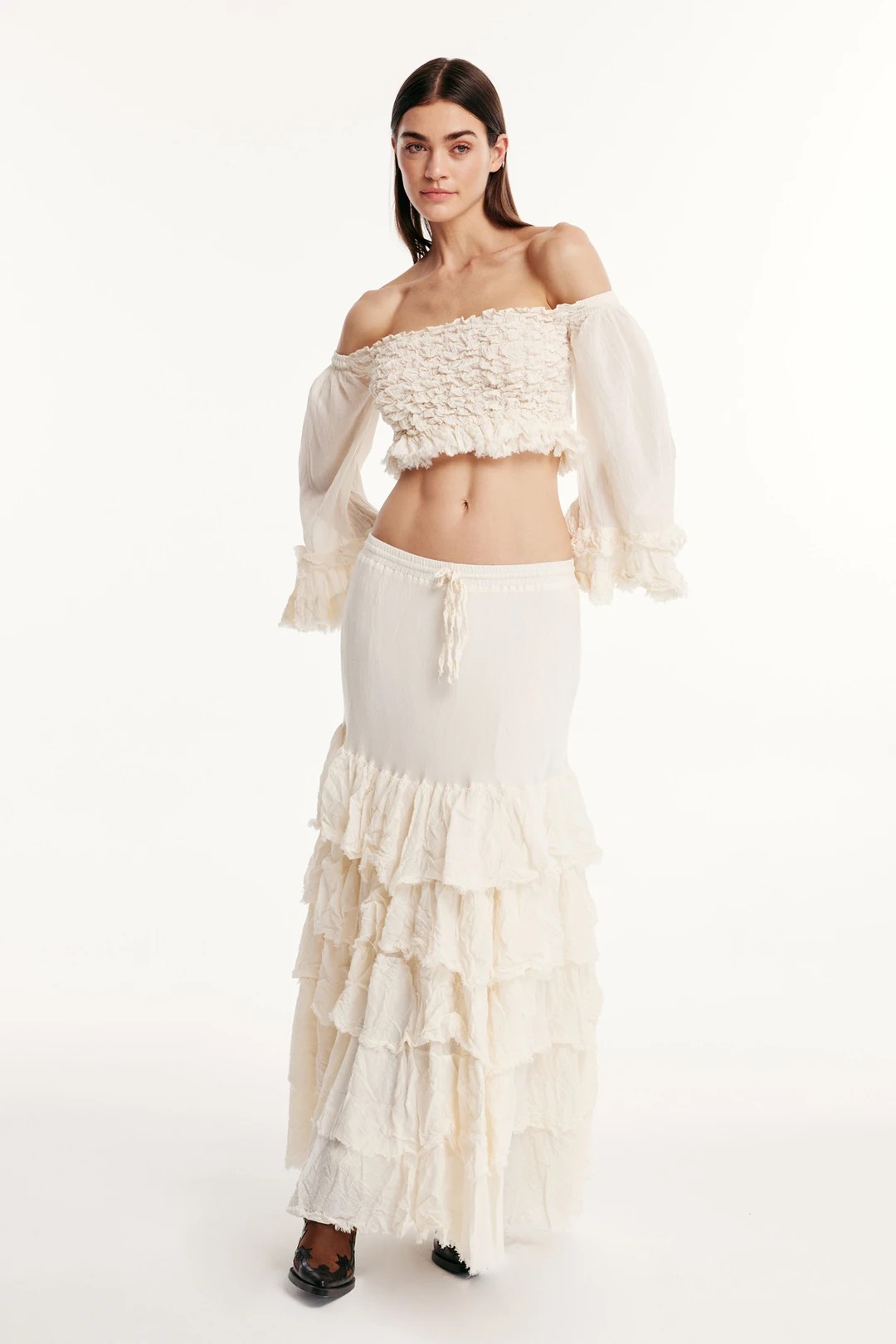 SHORT-SHOULDER DRESSED BOHEMIAN BOLERO