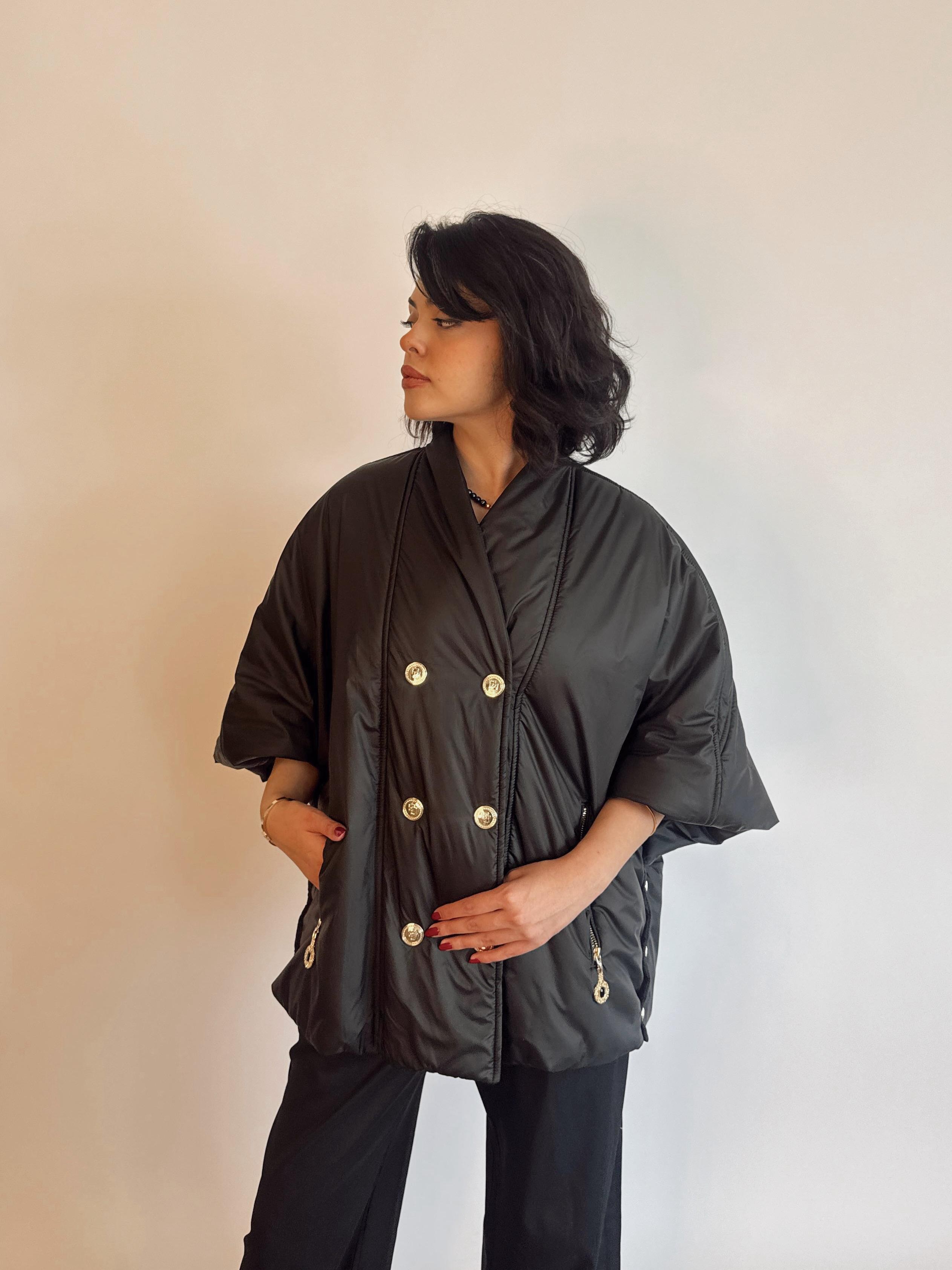 KRUVAZE OVERSIZE MONT - Siyah