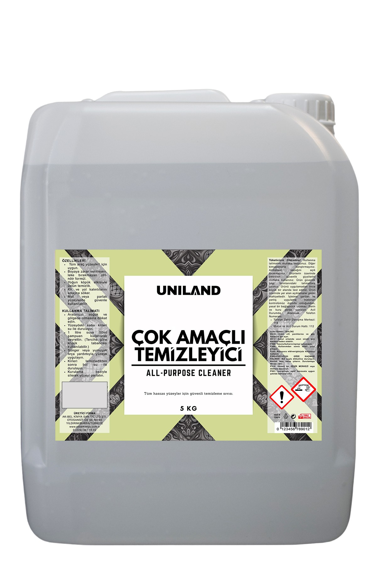 Çok Amaçlı Temizleyici 5 KG