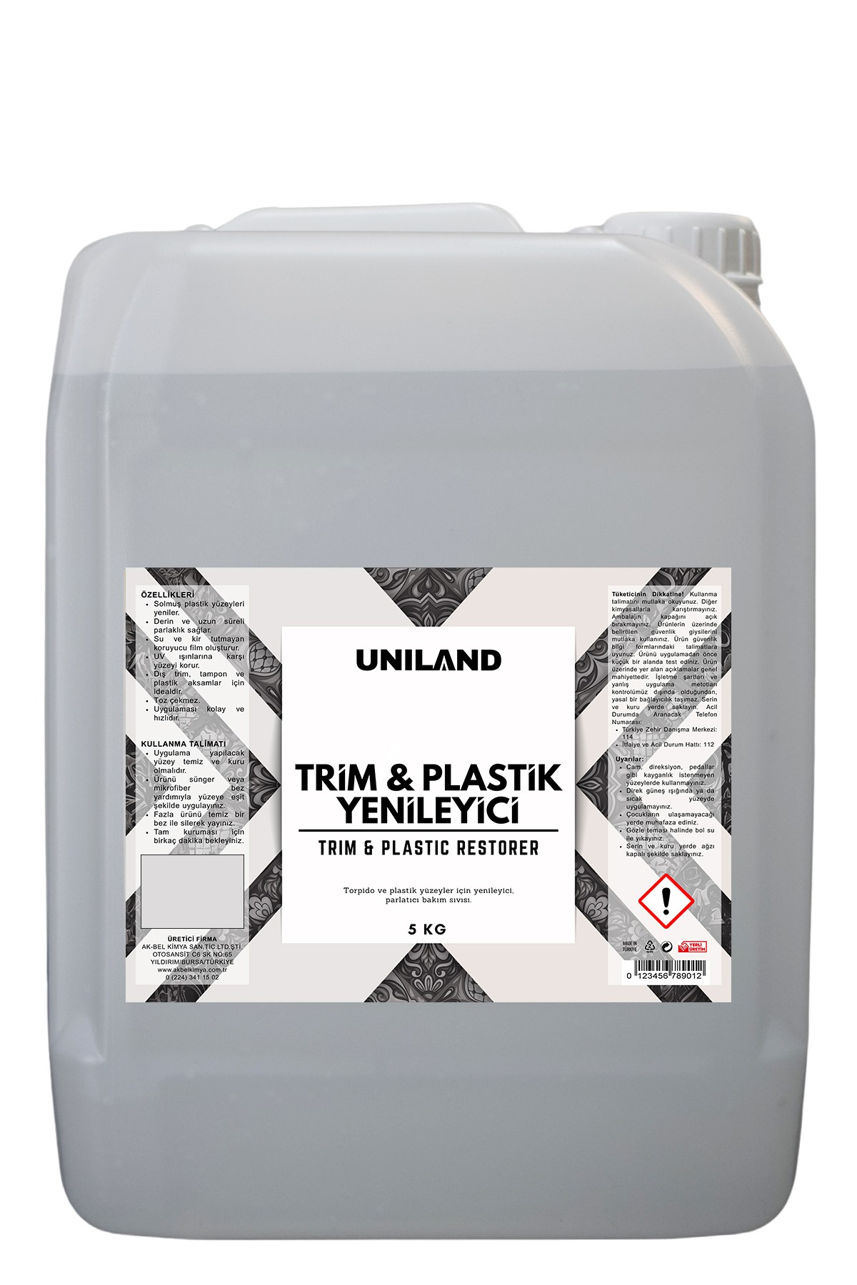 Trim & Plastik Yenileyici 5KG