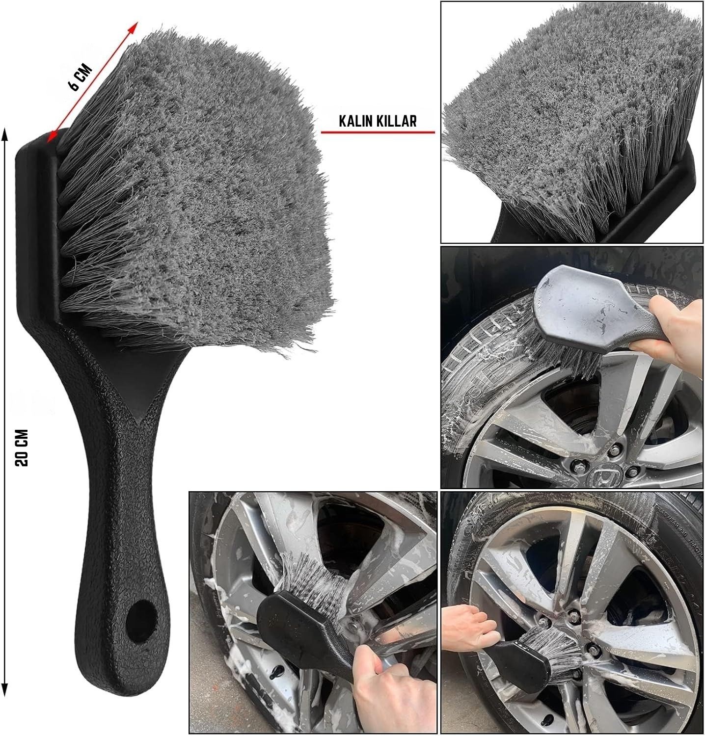 Jant ve Lastik Temizleme Fırçası 