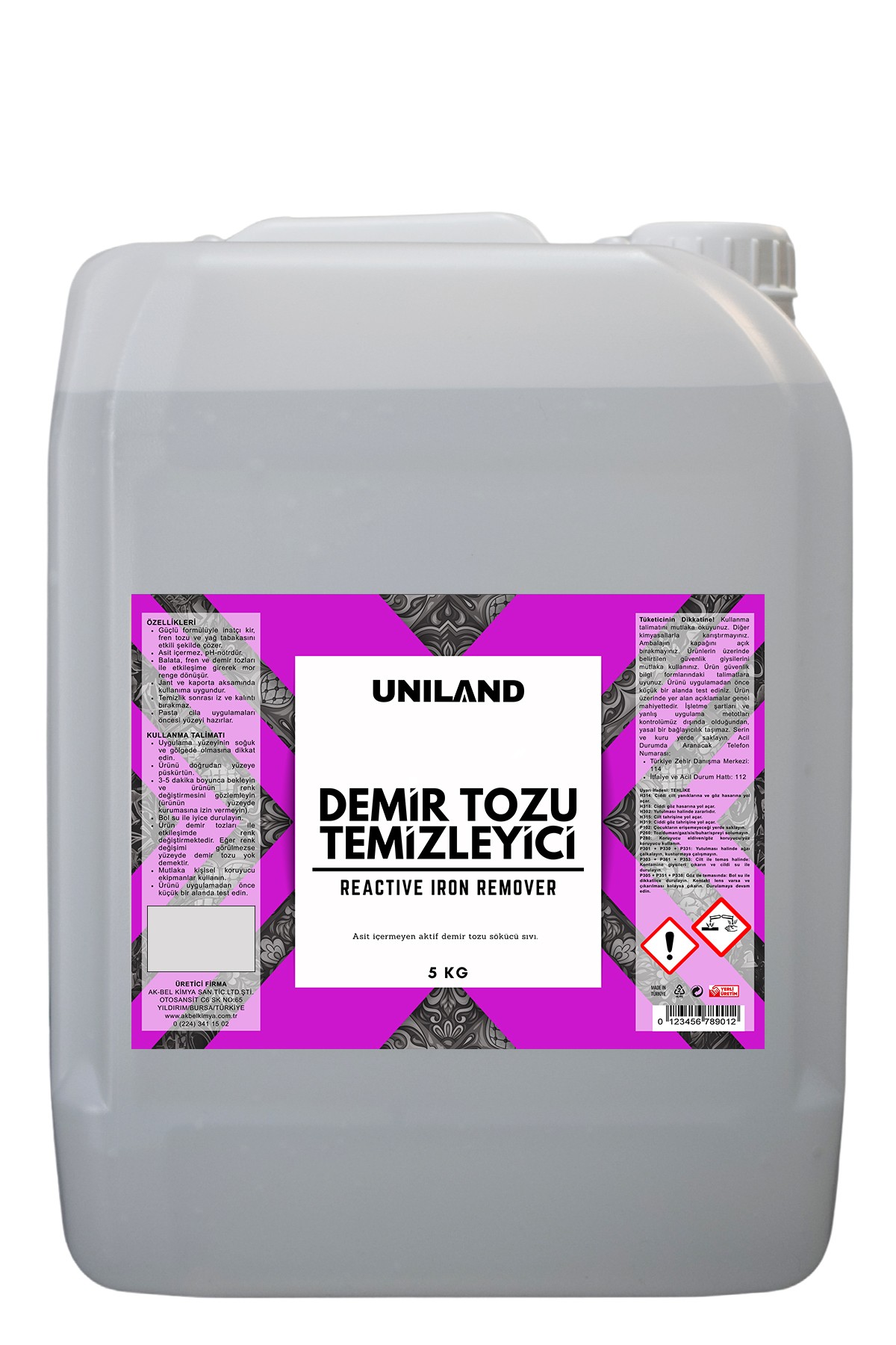 Demir Tozu Temizleyici 5 KG