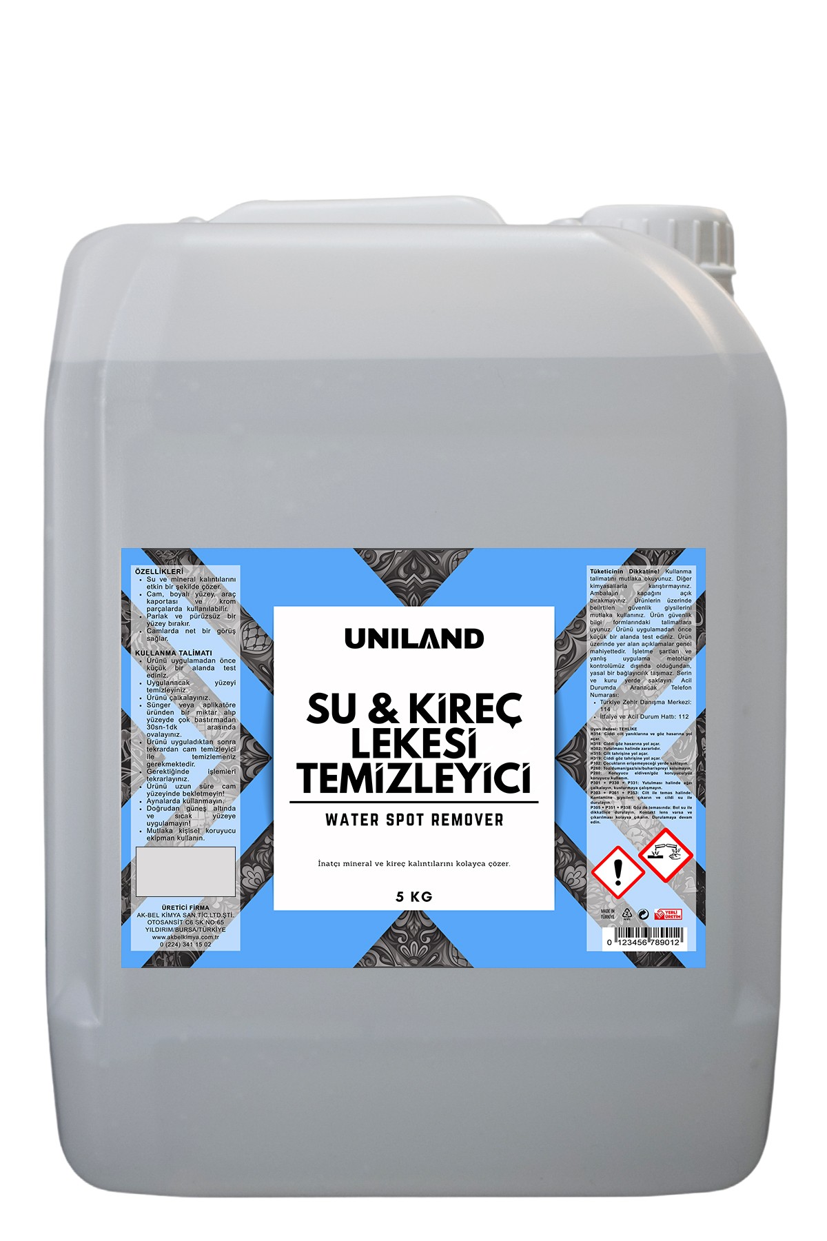 Su & Kireç Lekesi Temizleyici 5 KG
