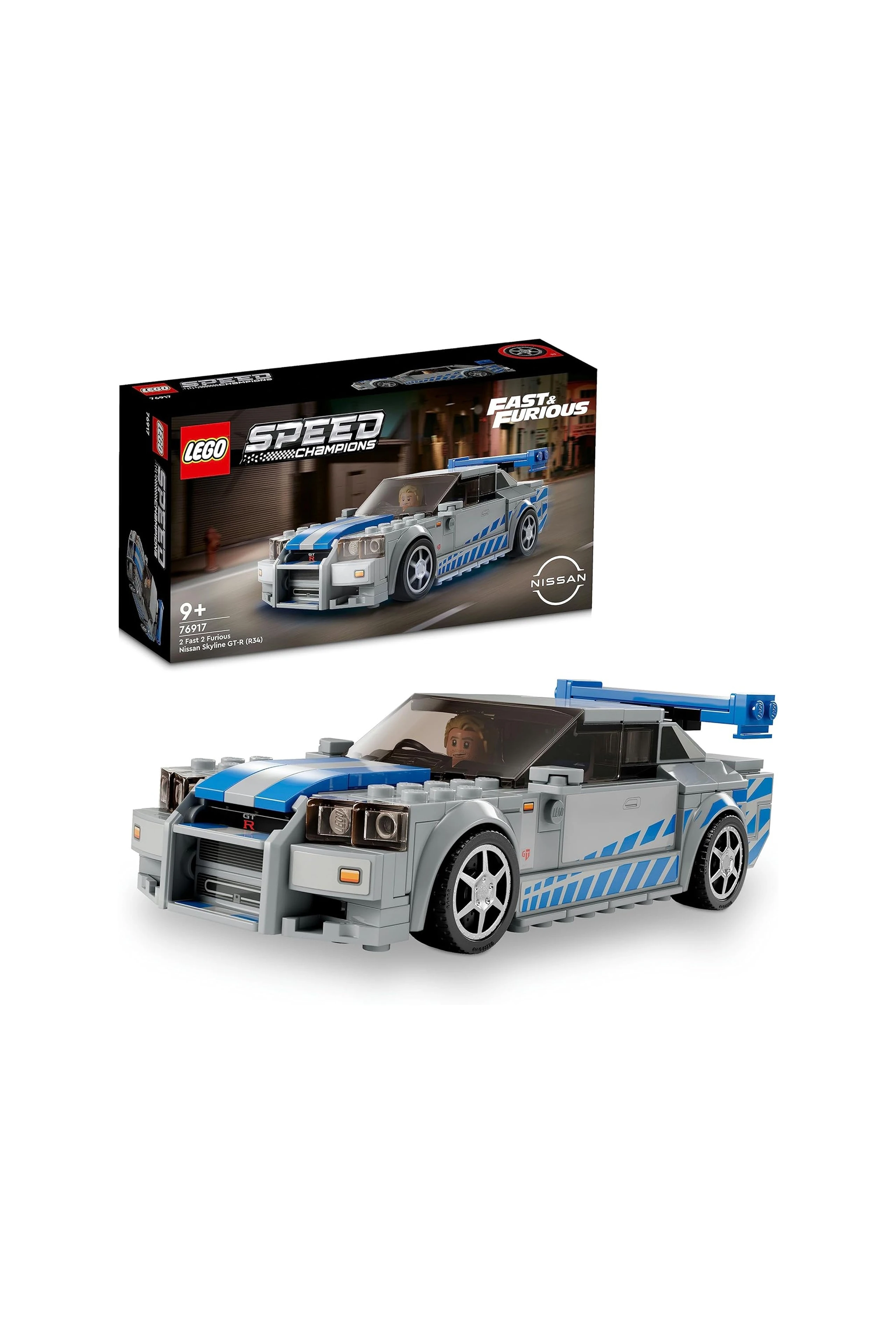 LEGO Speed Champions 2 Fast 2 Furious Nissan Skyline GT-R (R34